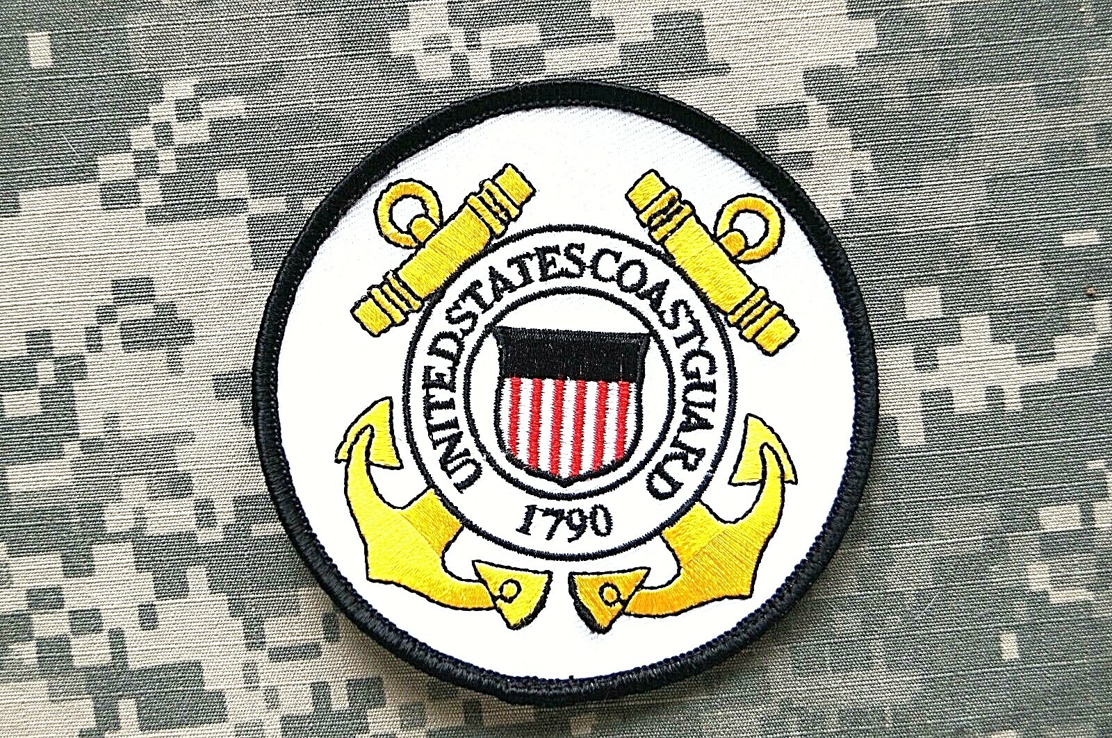 US Coast Guard Jacket Color Military Patch