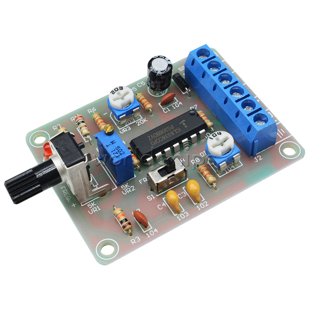 Sine Square Triangle Welded ICL8038 Monolithic Function Signal Generator Module