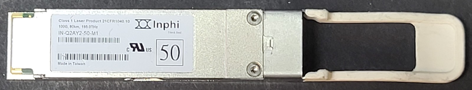 Marvell Inphi Colorz IN-Q2AY2-50-M1 100G QSFP28 C-Band DWDM PAM4 80km Transceivr