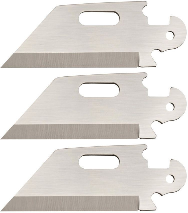 Cold Steel 3 PACK Click-N-Cut Replacement/Spare Utility Blades 420J2 Stainless
