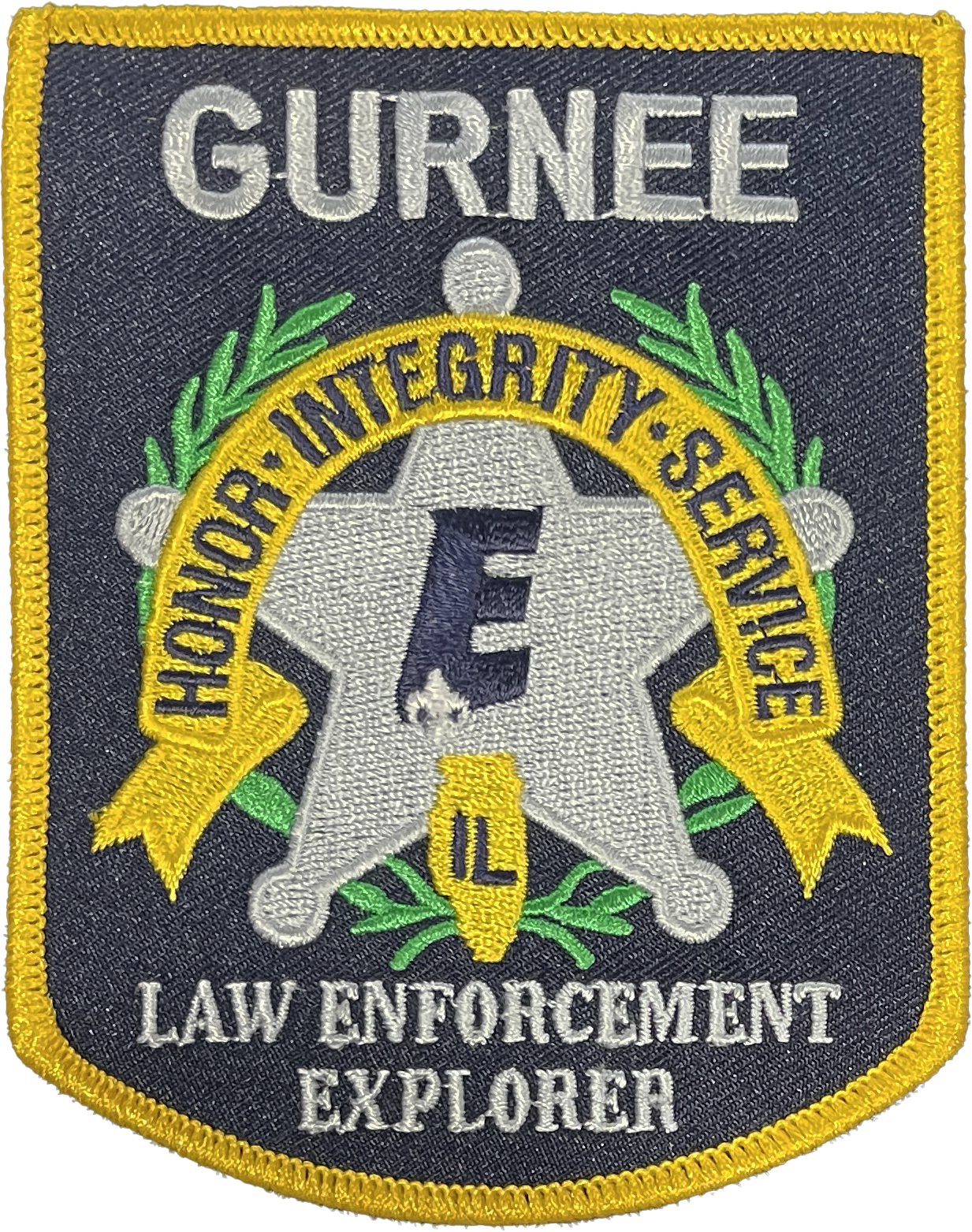 GURNEE POLICE DEPARTMENT SHOULDER PATCH: Explorer