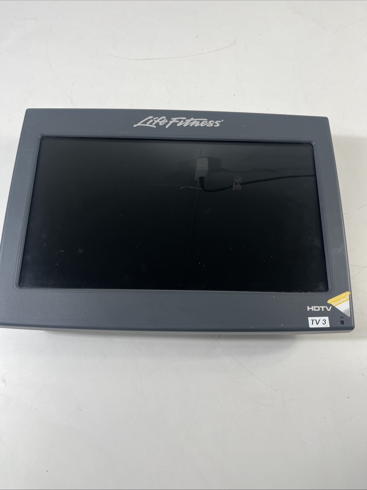 Life Fitness 17" Attachable TV (LCD-0201-07) W/ Elliptical Bracket-Wires-Adapter