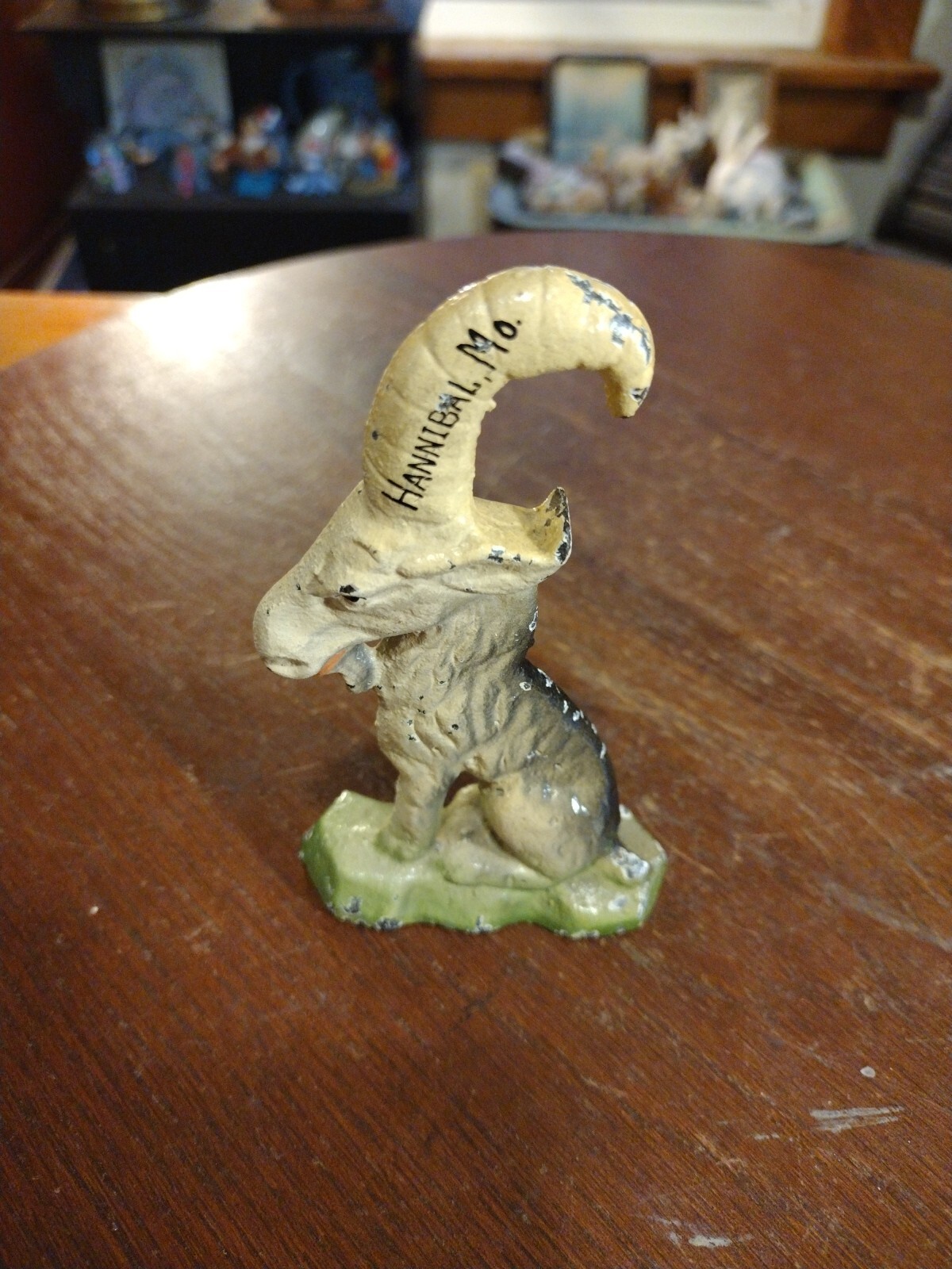Vintage 4.25" Cast Iron Wilton Musser Hubley ? Cast Iron Goat Bottle Opener