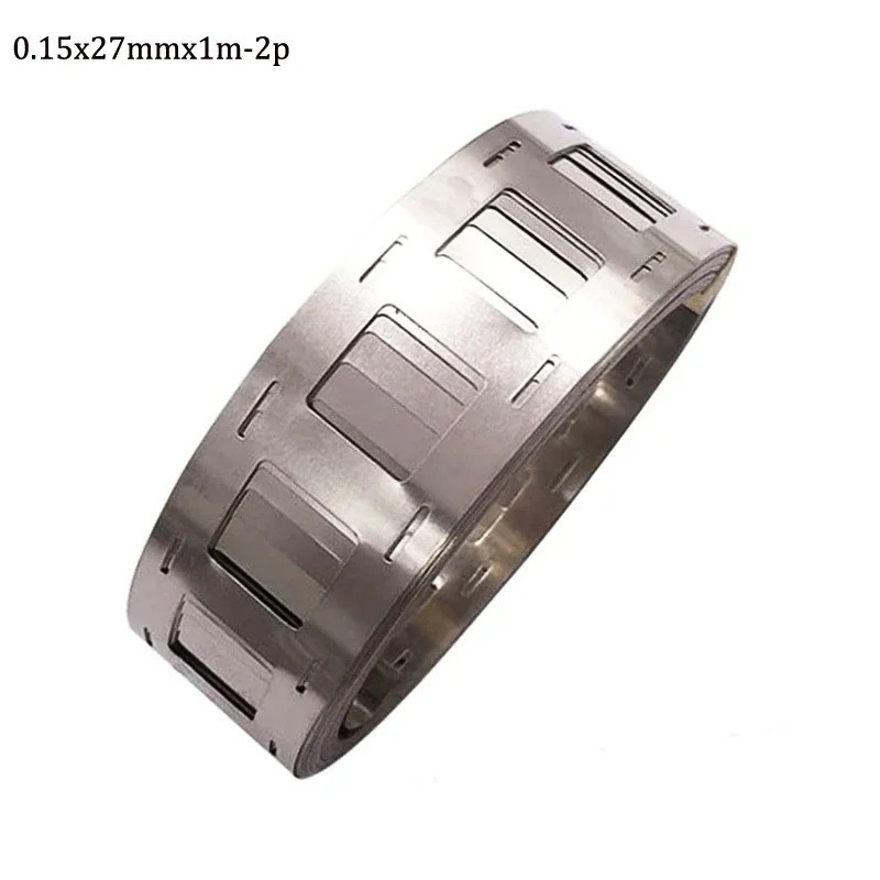 Nickel Strip  0.15x27mmx1m-2p for 18650 Battery Spot Welding Pack Build