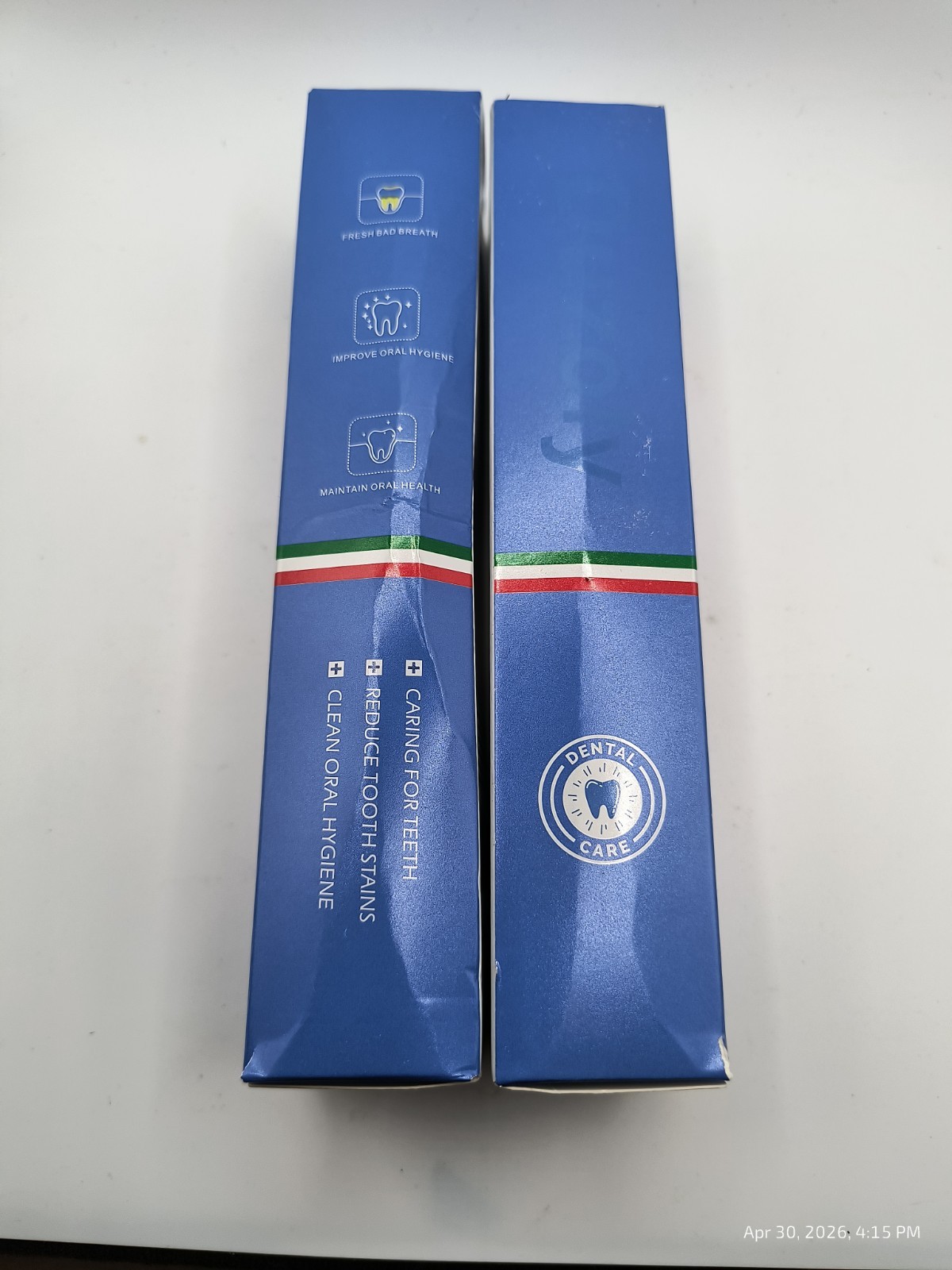 2x 7.5% Hydroxyapatite Toothpaste Remove Yellow Tooth Stains For Sensitive Teeth