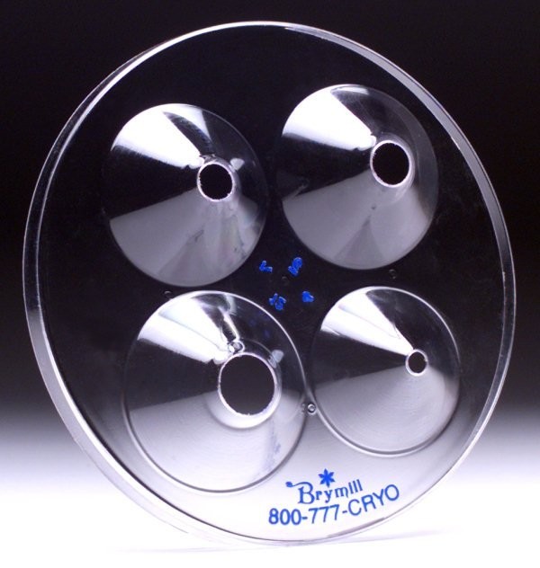 New Factory Sealed Brymill Plastic Cryoplate w/Four Openings - Part # 303