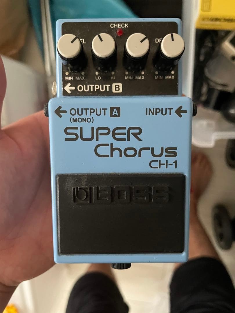 BOSS SUPER Chorus CH-1 Guitar Effects Pedal Mono Used