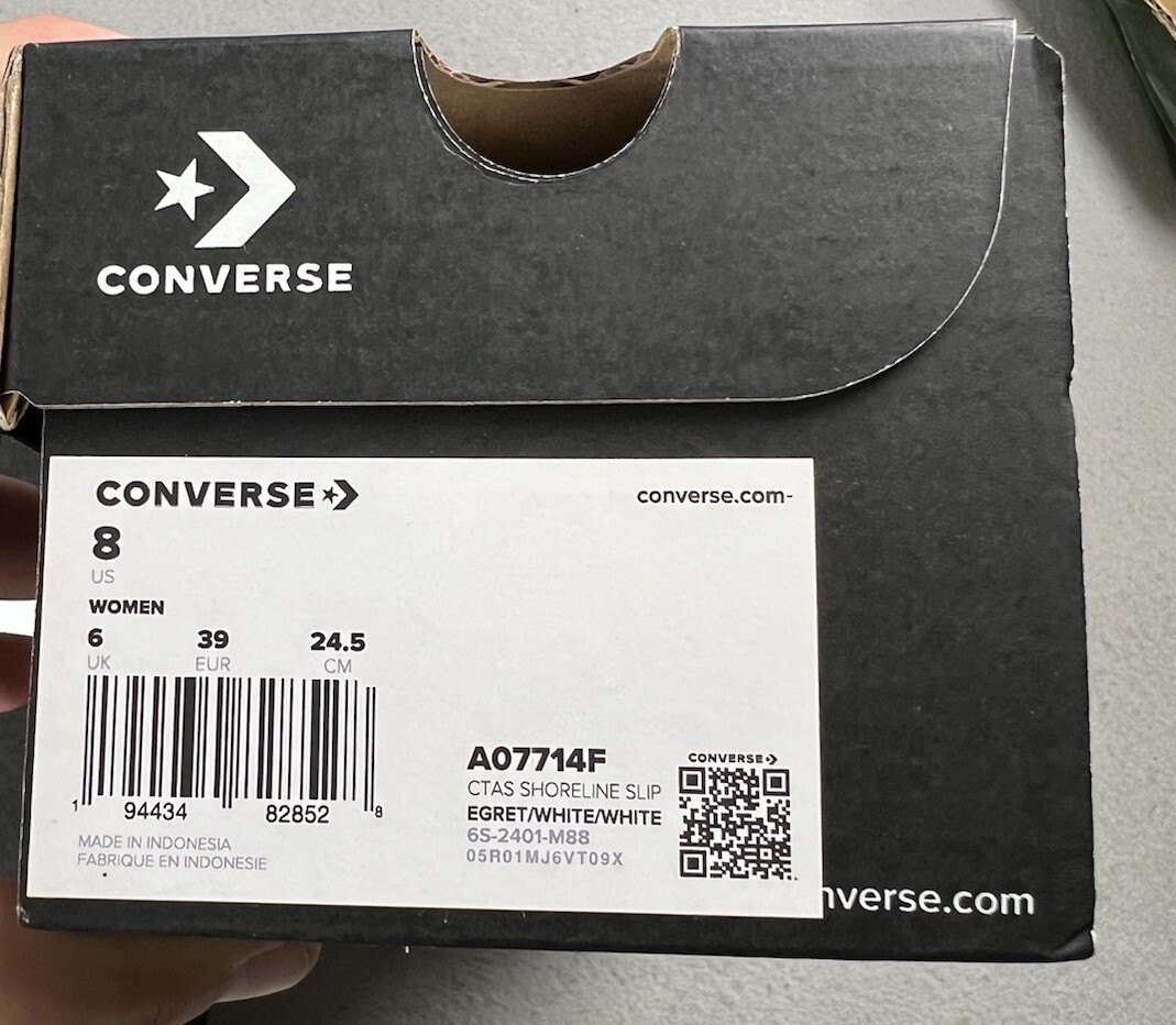CONVERSE Chuck Taylor All Star Retro Denim Shoreline Shoes Size Women’s 8 NIB