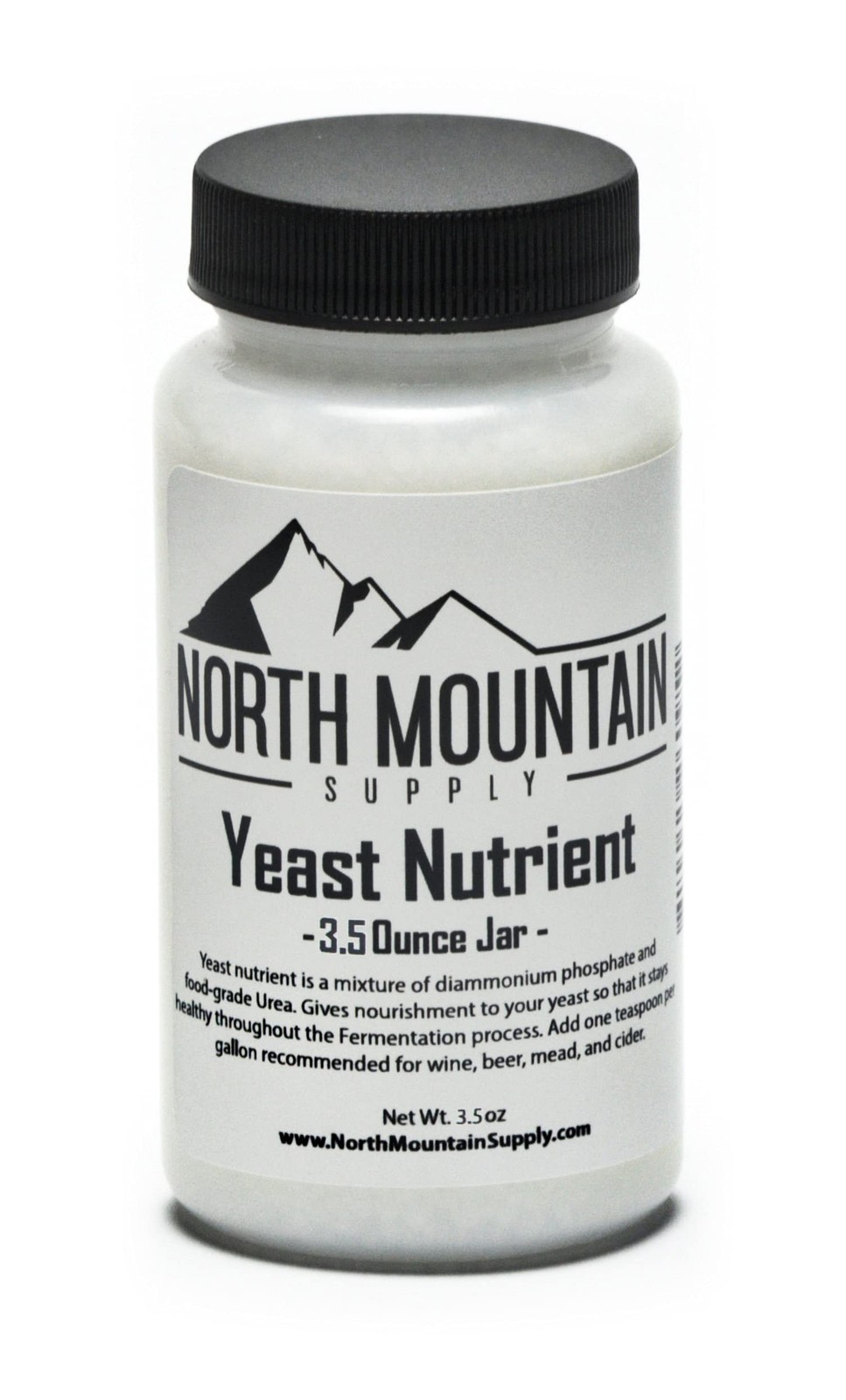 North Mountain Supply Food Grade Yeast Nutrient 3.5 Ounce (Pack of 1), White