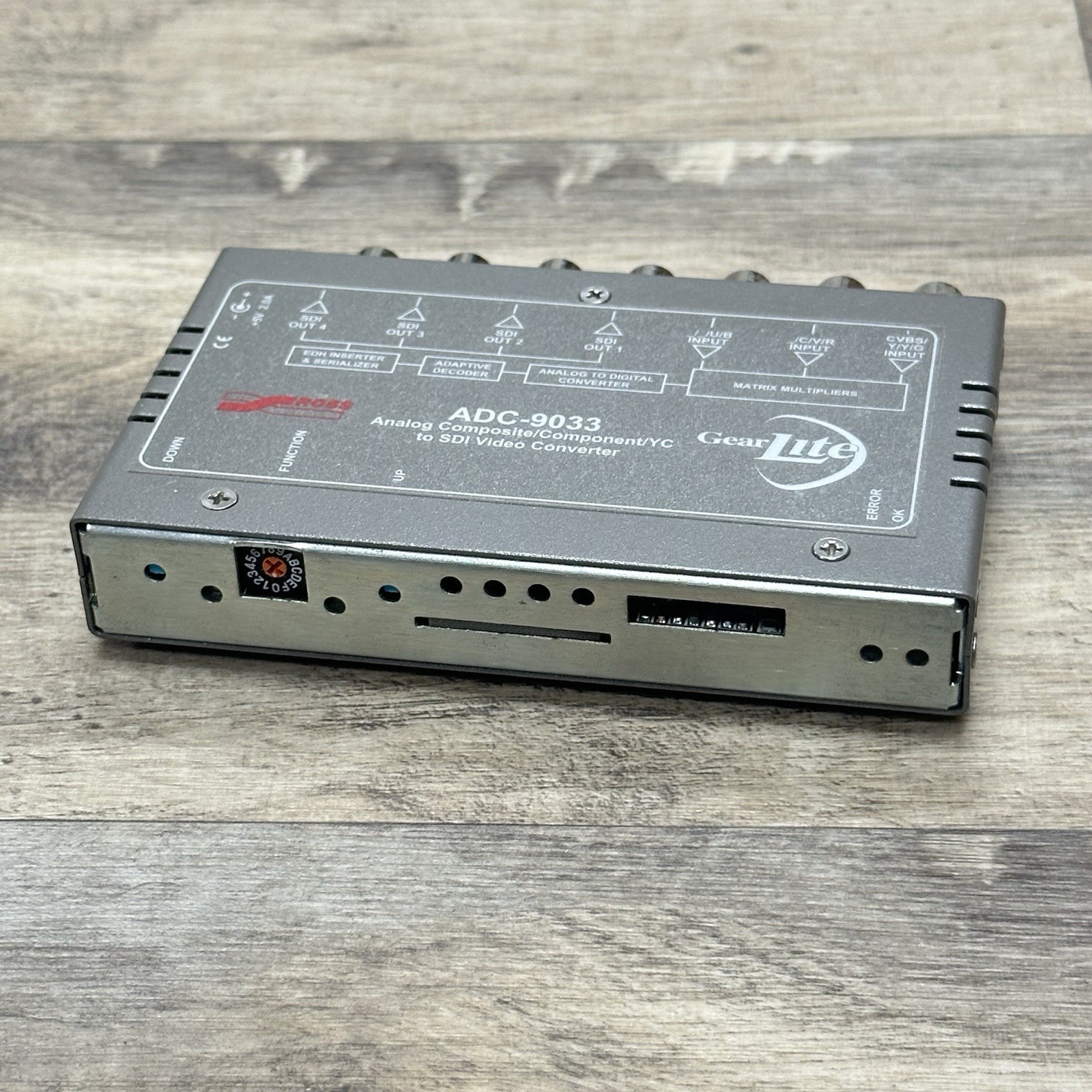 ADC-9033 Analog Composite Component YC to SDI Video Converter