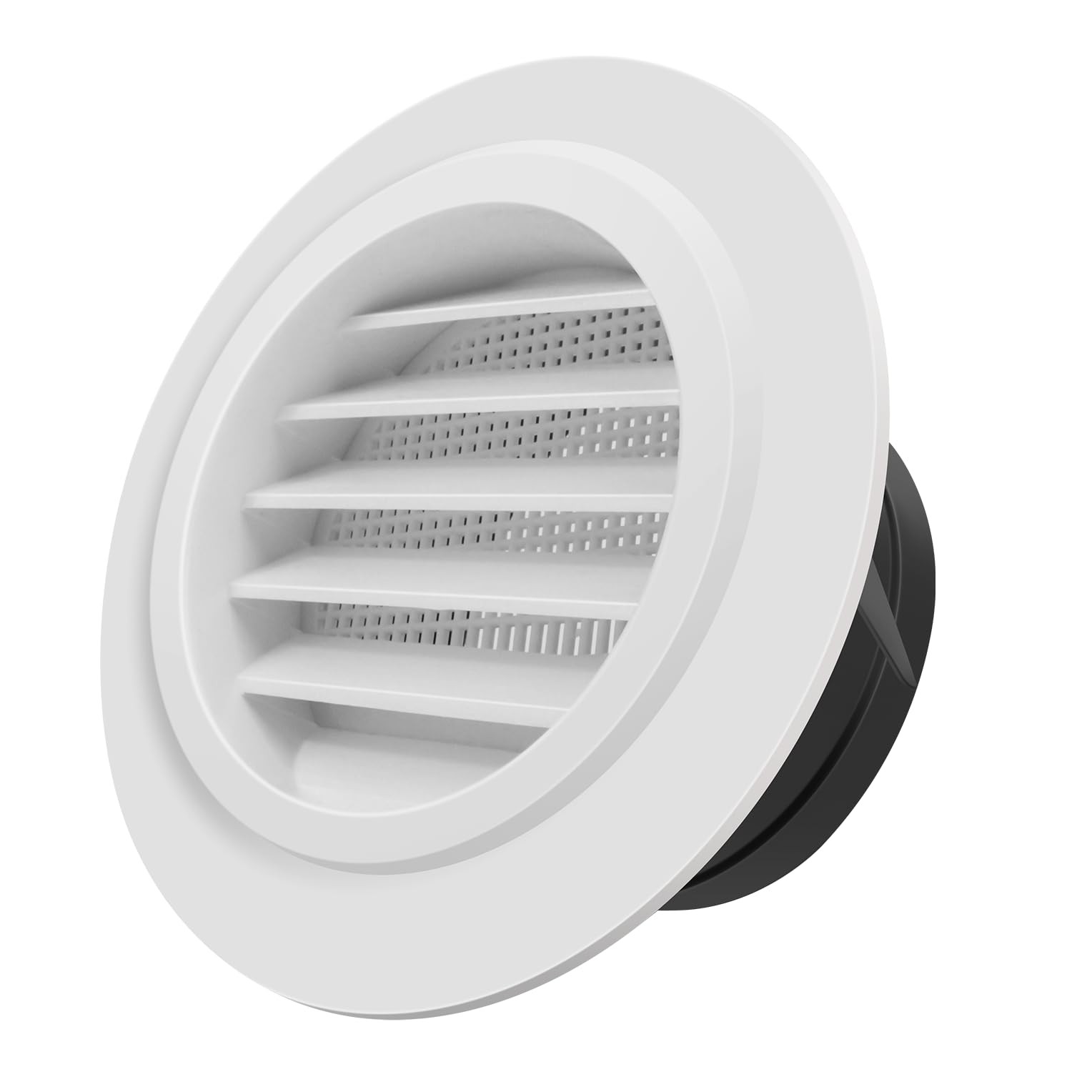 4 Inch Soffit Vents Round Vent Cover with Built-in Fly Screen for 1pack 100mm