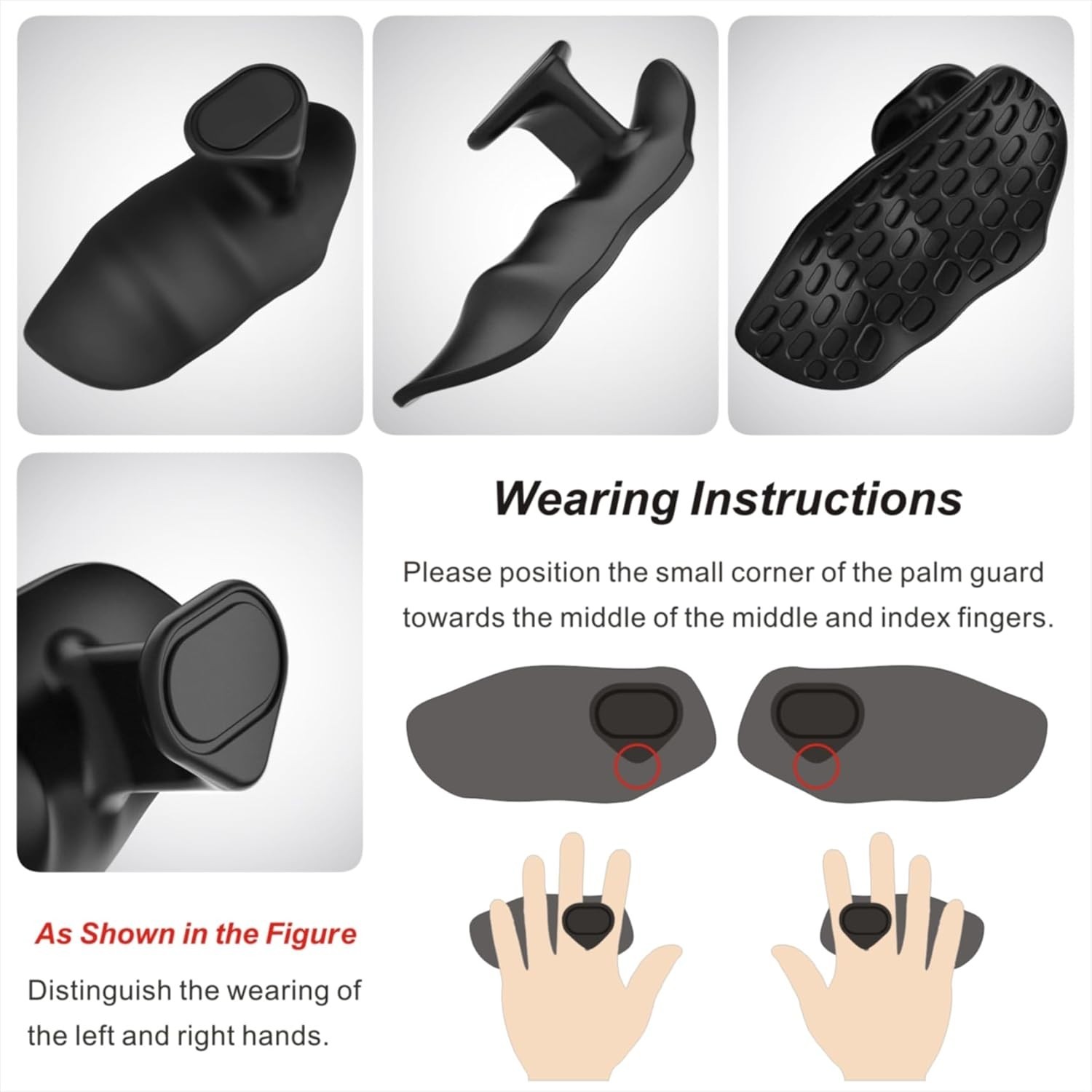 OSHOTX Anti-Slip Workout Grips for Gym Training, Deadlift, Pull-Ups, Weight