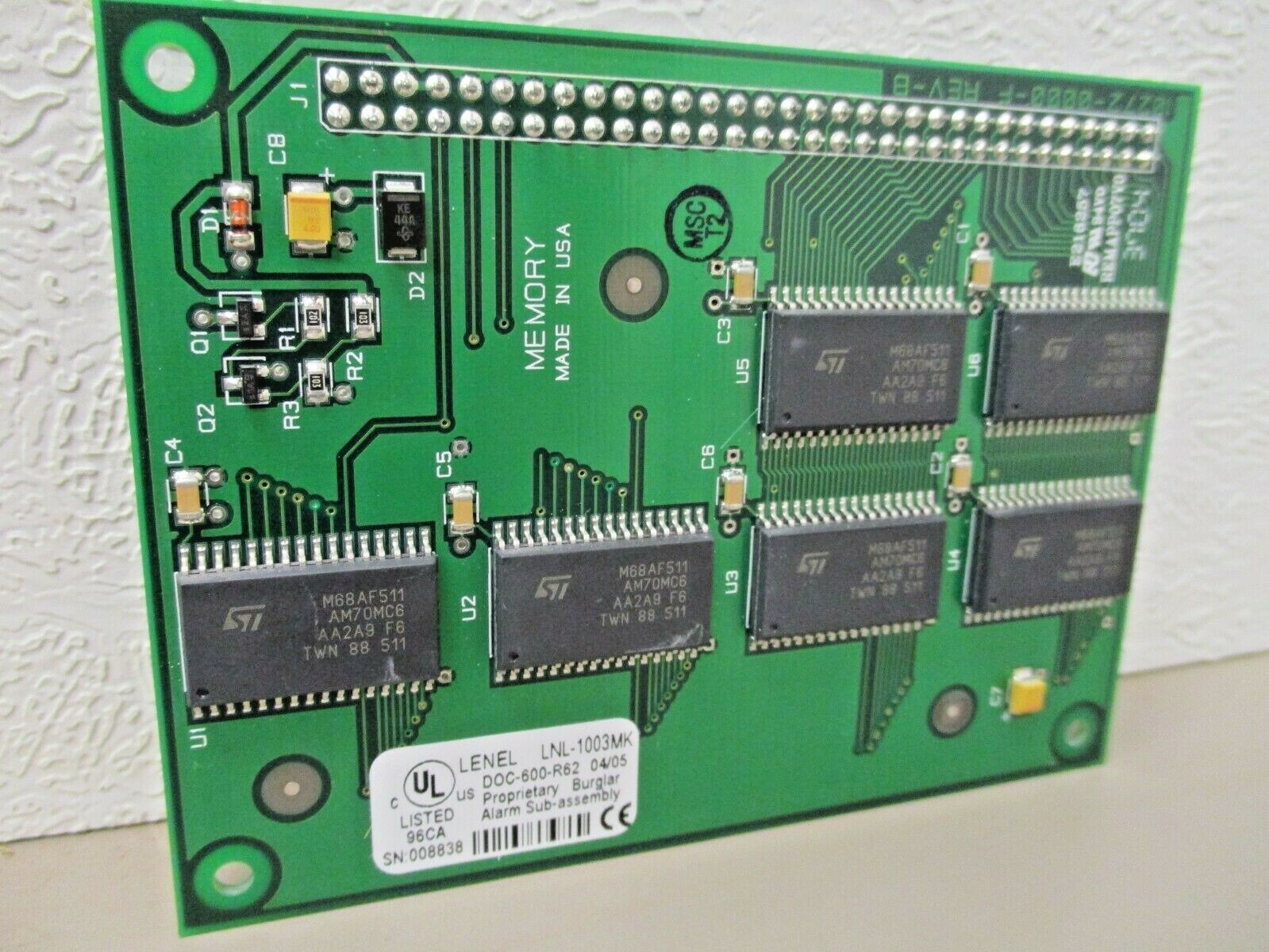 LENEL LNL-1003MK 3MB Memory Expansion Board 3-Megabyte Storage Capacity