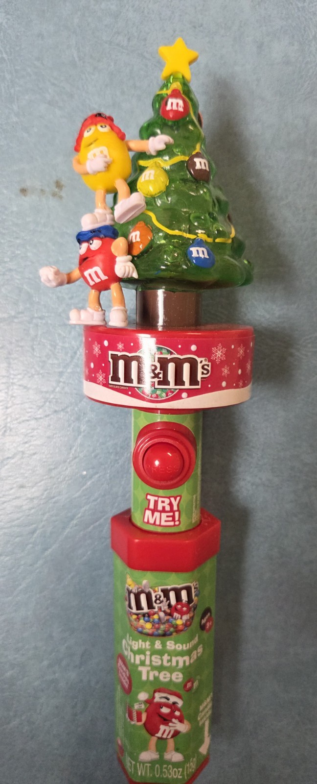 M&M Light & Sound Christmas Tree.  NEW, never Opened.