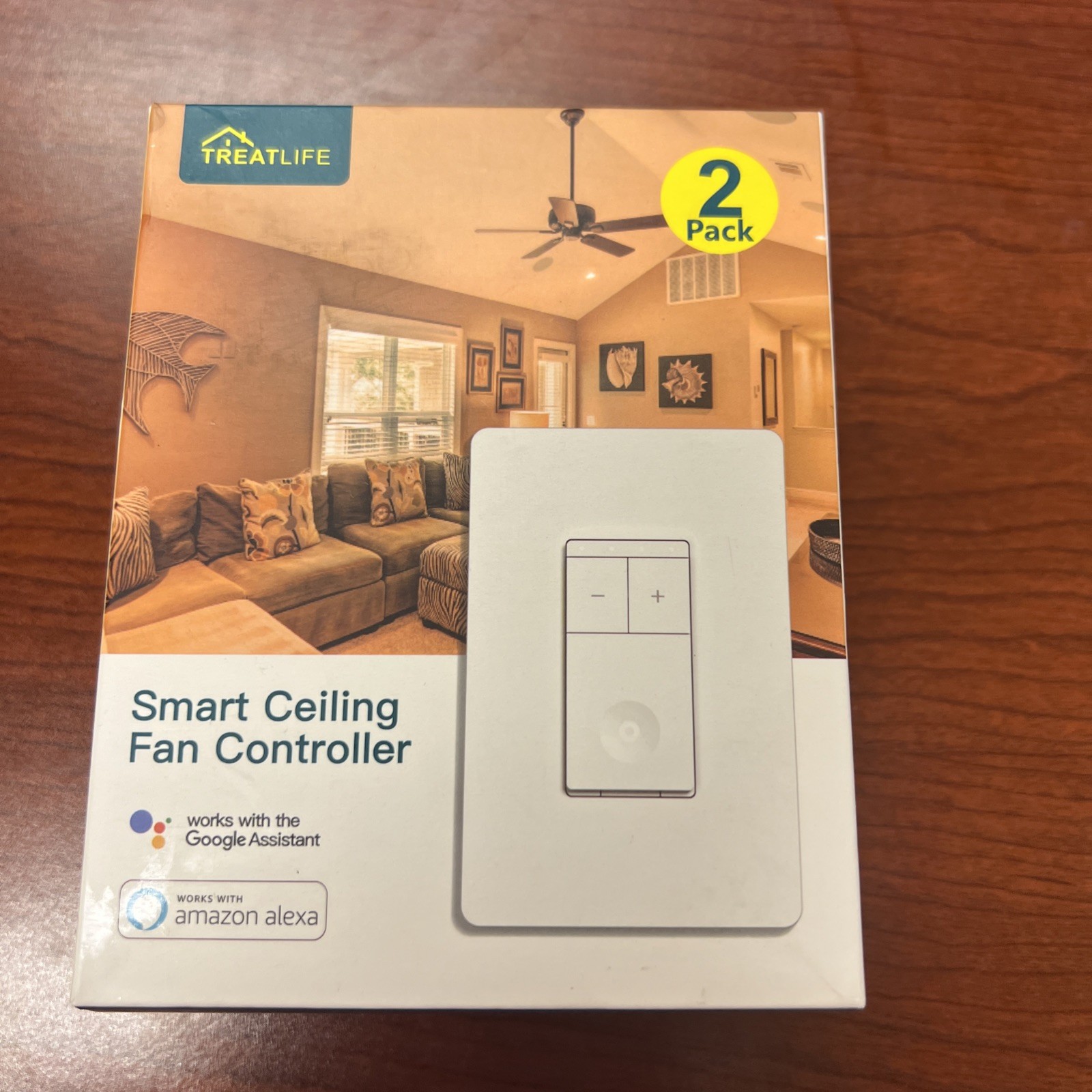 2Pack Smart Ceiling Fan Control ,Works with Alexa, Google Home, Remote Control