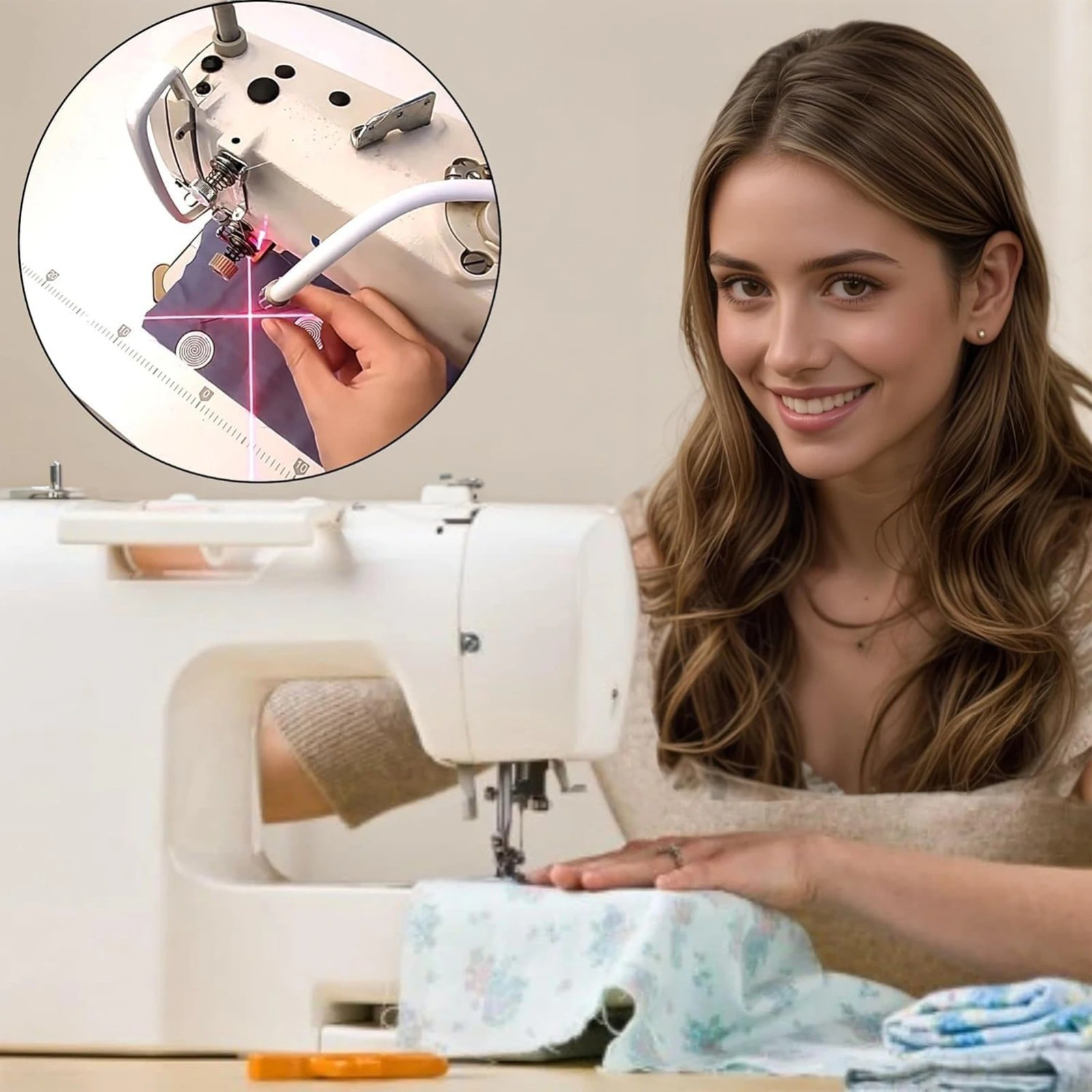 Cross Red Laser Positioning Light for Sewing Machine Cutting Machine 110-120V
