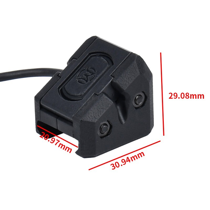 Tactical Light Remote Pressure Switch Button For SF Hunt Light PEQ15 NGAL Laser