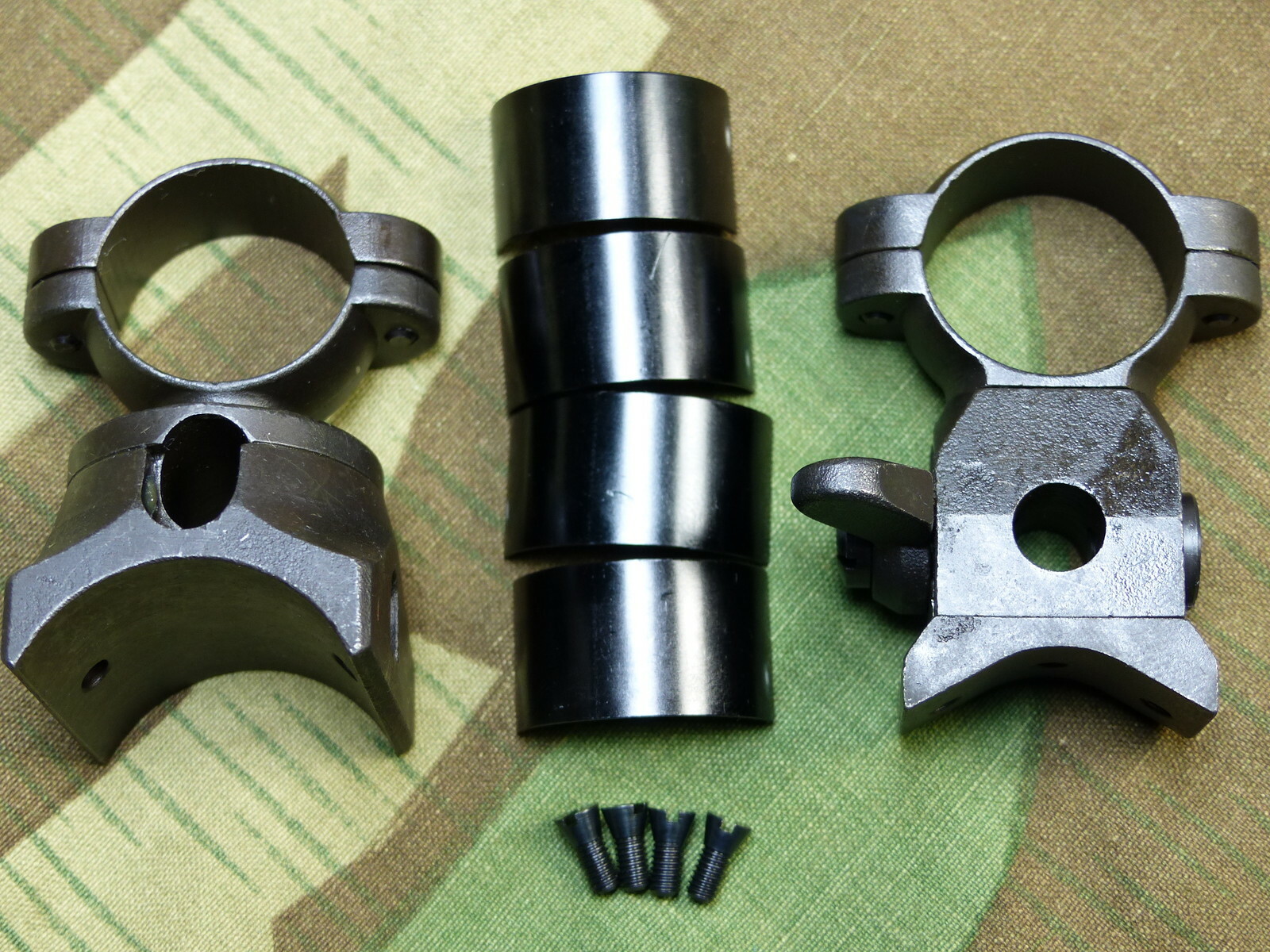 German K98 Mauser High Turret Sniper Scope Mount with Split Rings & M3.5 screws