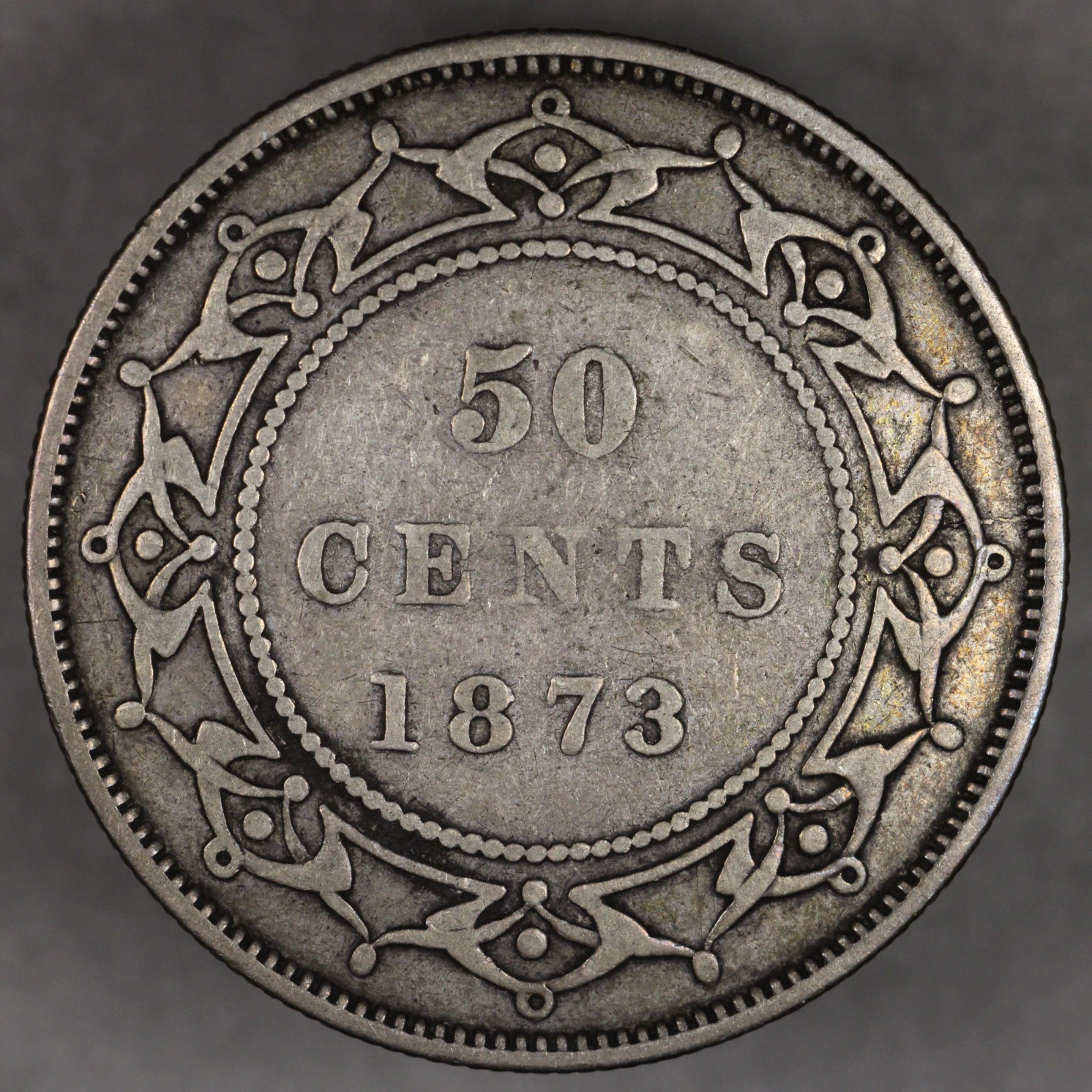 1873 Newfoundland Silver 50 Cents