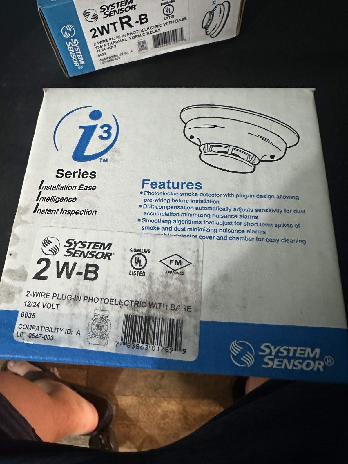 System Sensor 2W-B Smoke Detector