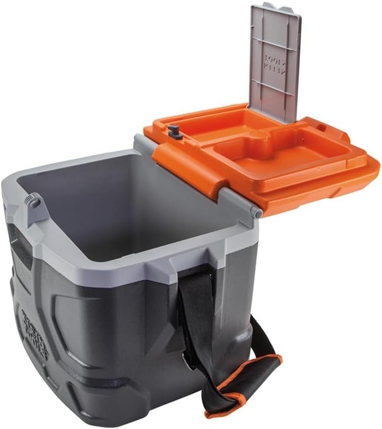 Klein Tools 55600 Work Cooler / Lunch Box, 17-Quart, Seats 300 Lb