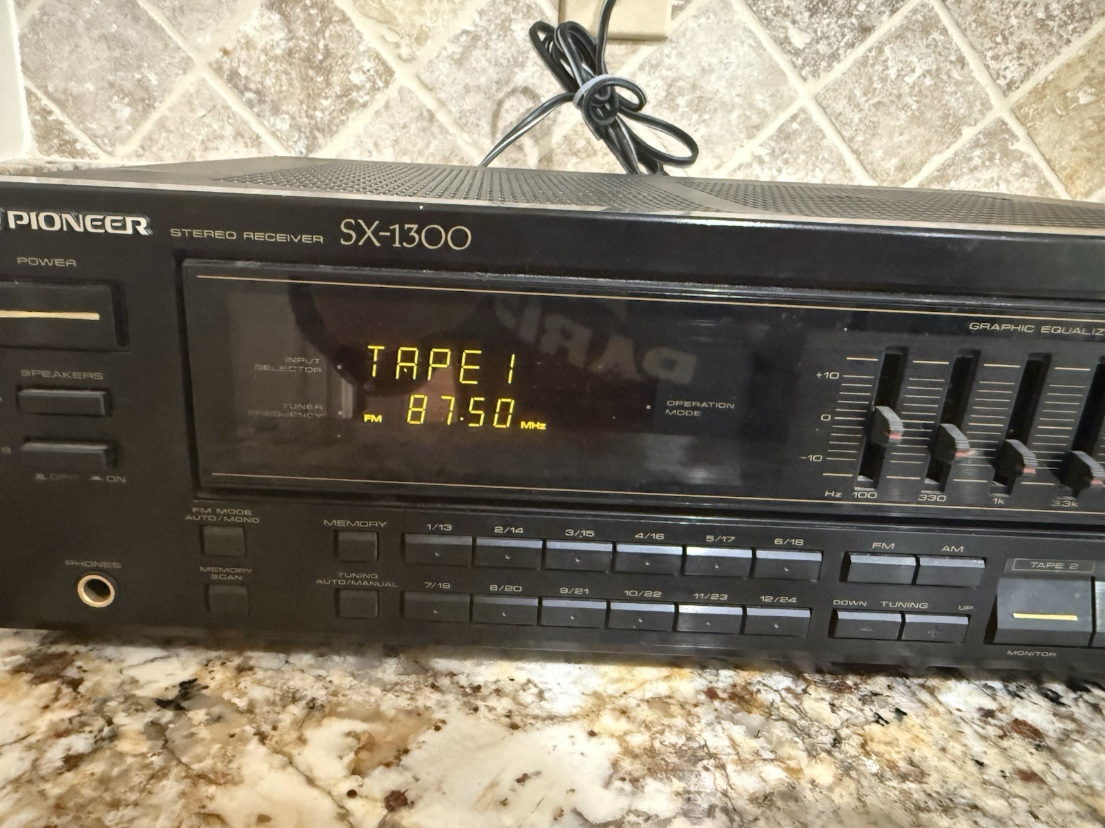 Vintage Pioneer SX-1300 Stereo Receiver