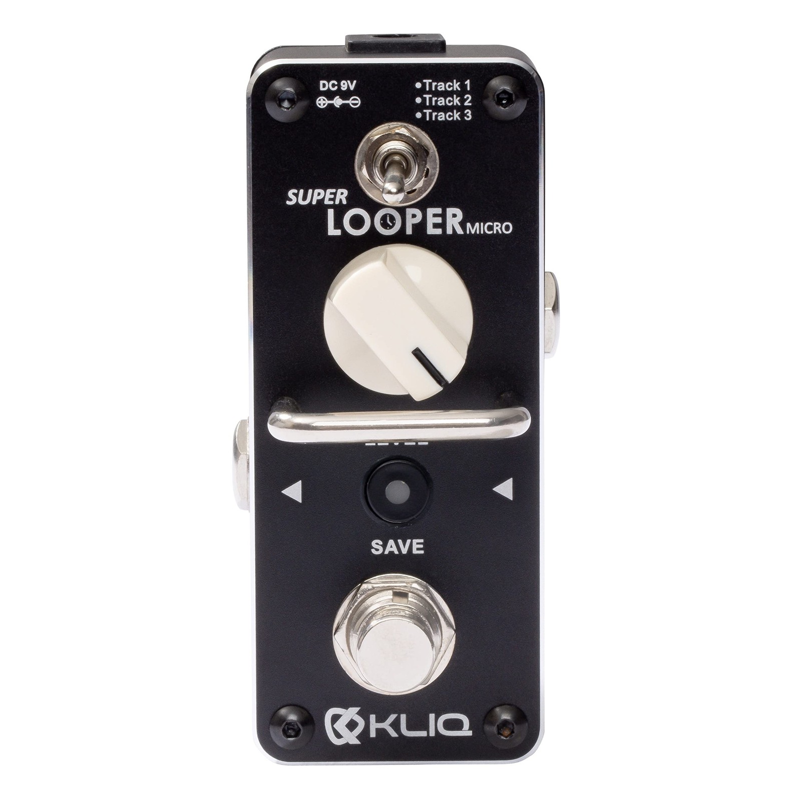 KLIQ Super-Looper Micro Looper Effect Pedal for Guitar & Bass Looper (Black)