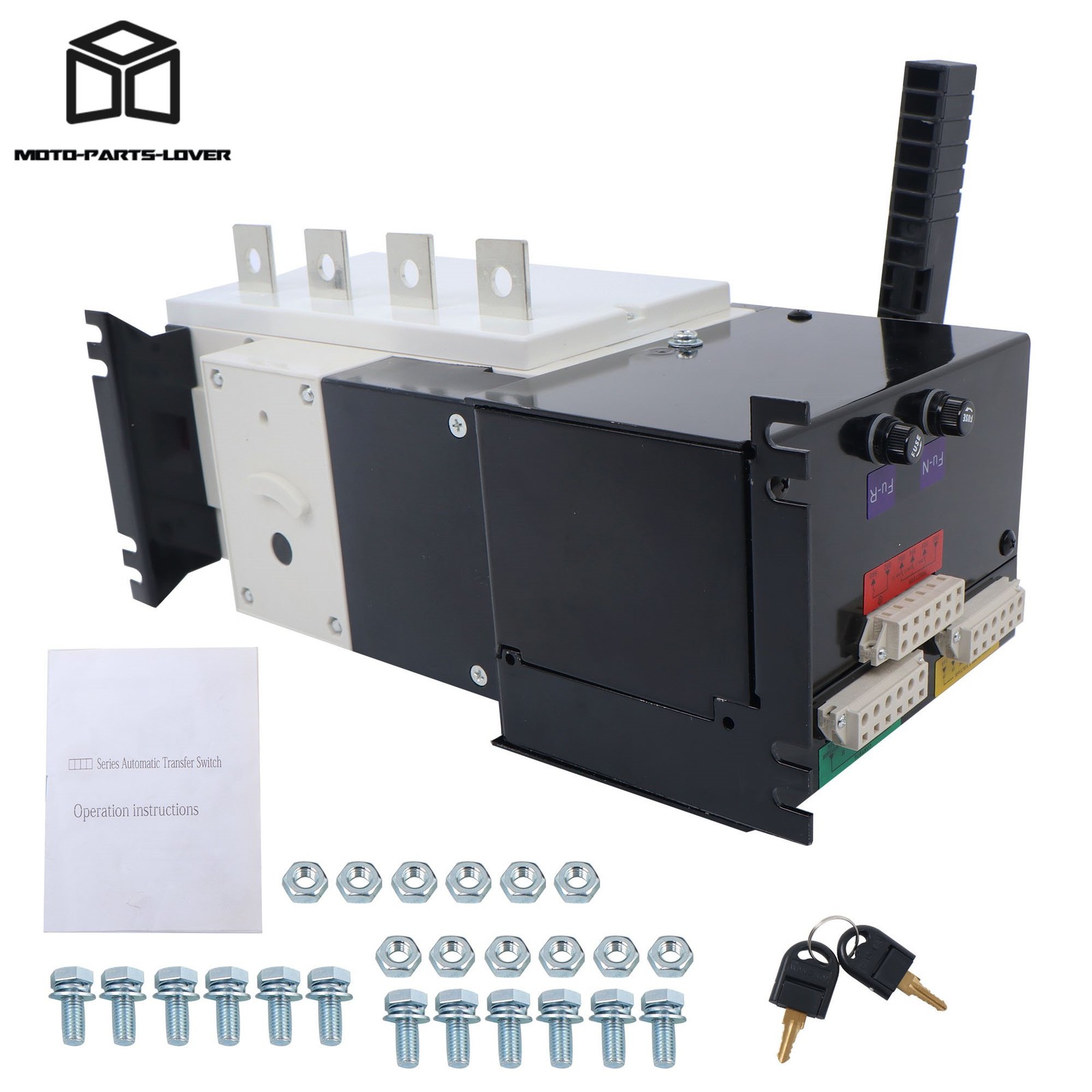 250A Industrial Automatic Transfer Switch 4-Pole 110V 220V Grid To AC Generator