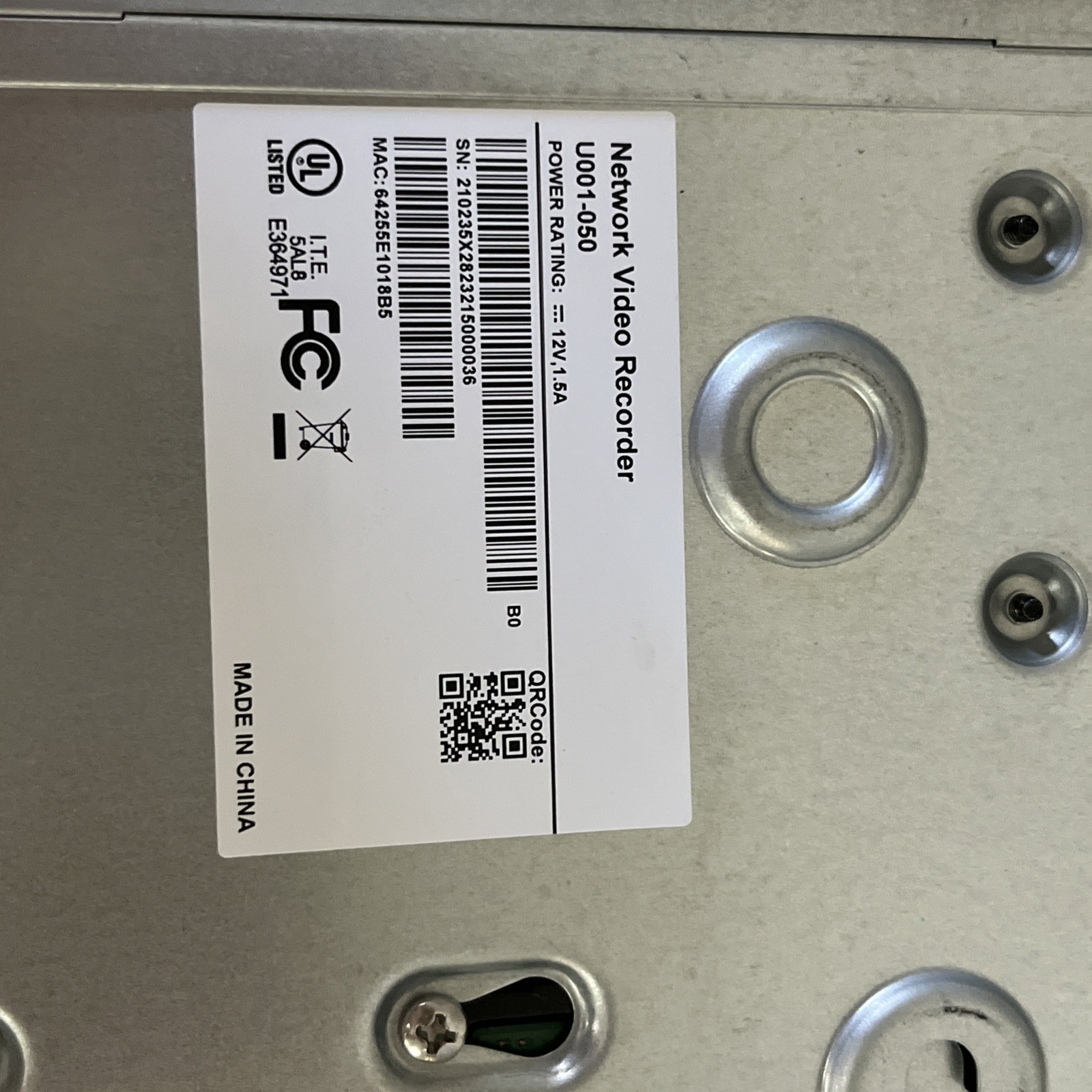 USED Network Video Recorder NVR DVR for Security Camera System