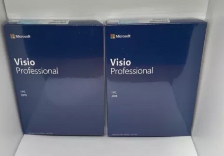 Microsoft Visio Pro 2019 Retail Box Brand New SEALED