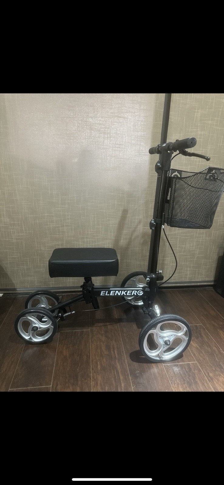 Economy Knee Scooter Steerable Knee Walker for Foot Injuries Compact Crutch Alte
