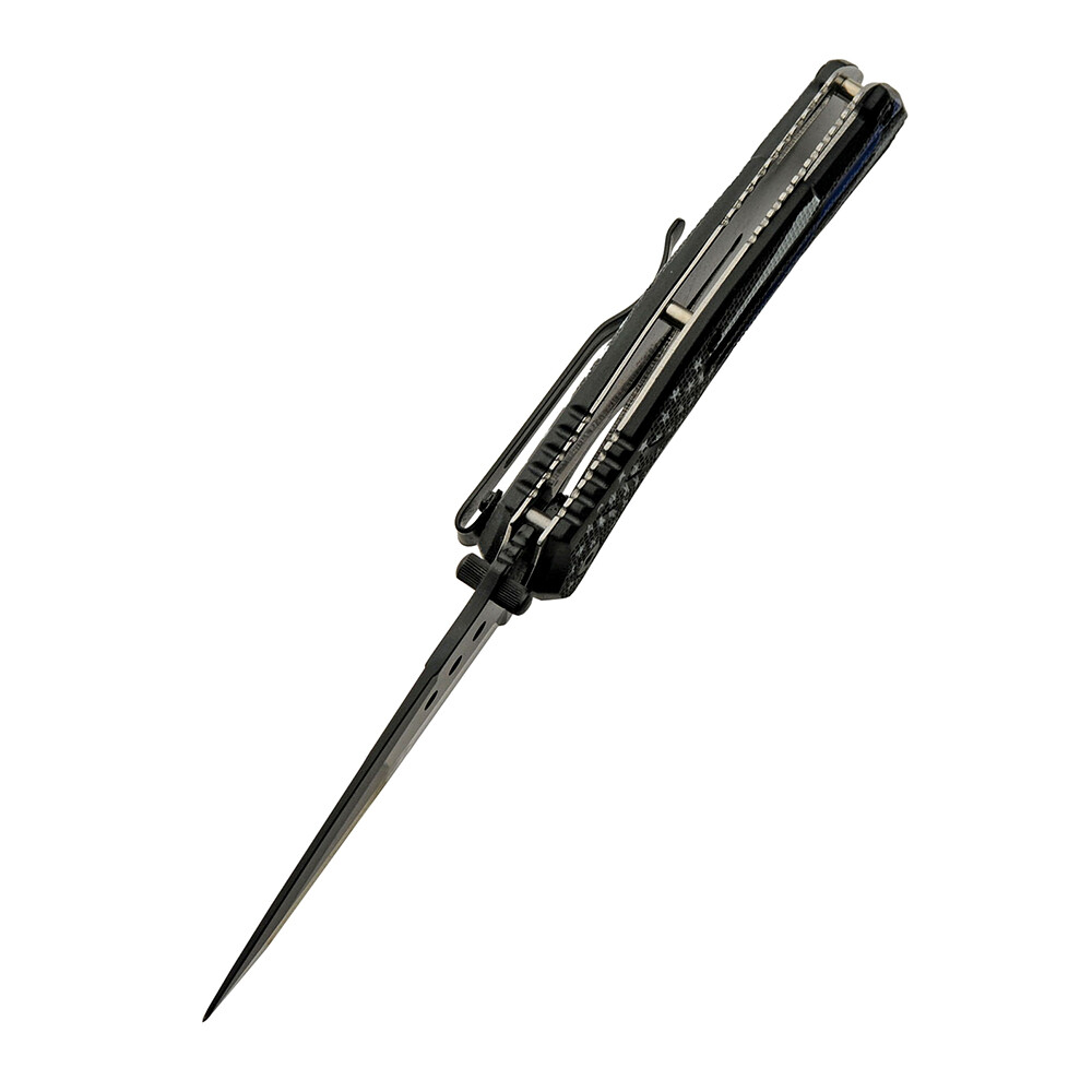 Police BLUE LINE Flag SPRING Assisted KNIFE Folding Pocket Folder - Rite Edge