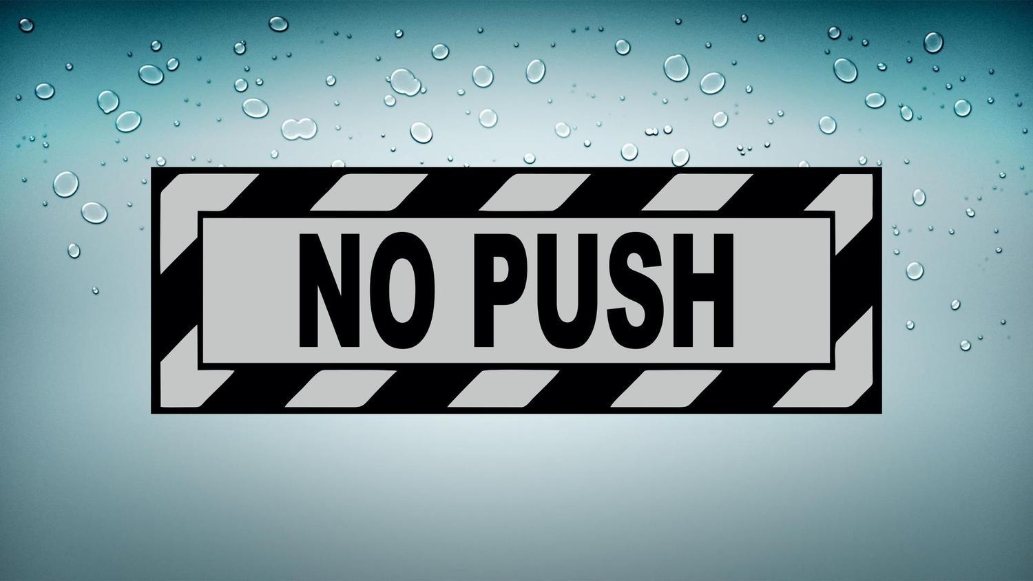 Sticker Car Aircraft Aviation Airport No Push