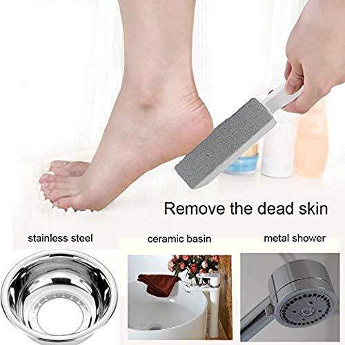 Pumice Cleaning Stone with Handle Toilet Bowl Cleaner Hard Water Ring Remover