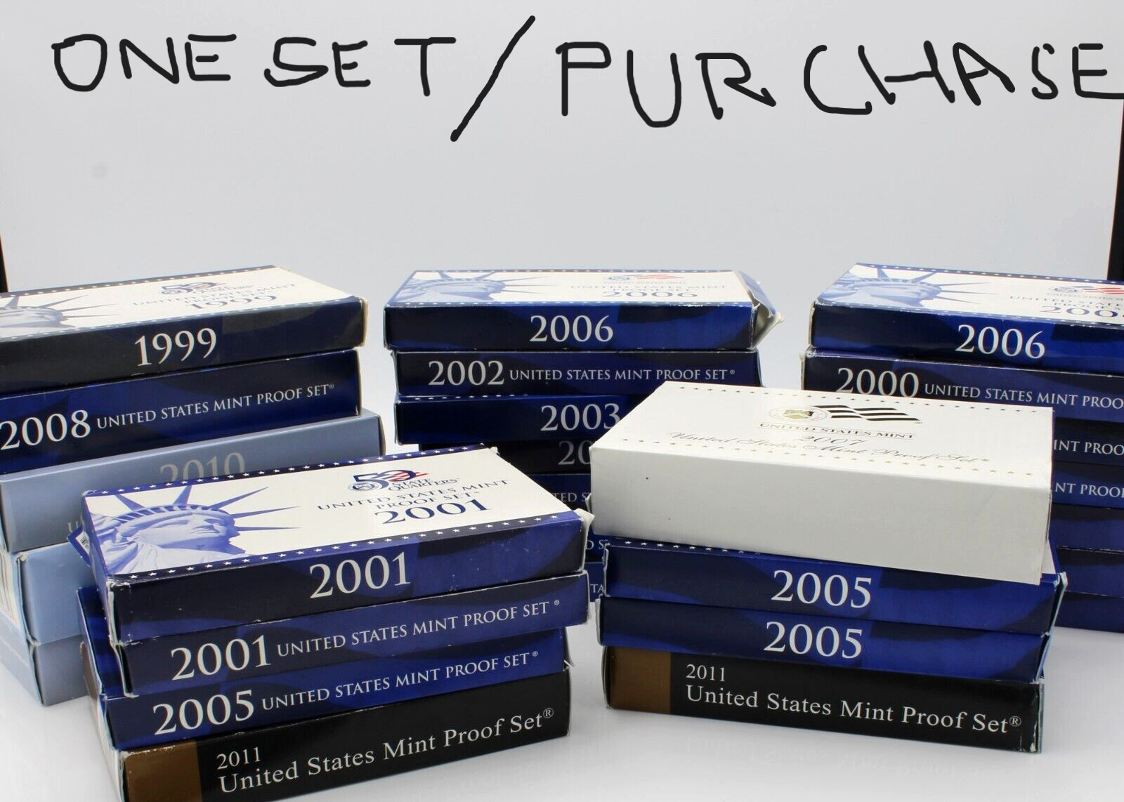 1999-2006 PROOF SET (1 PURCHASE = 1 PROOF SET RANDOMLY SELECTED) NICE COINS
