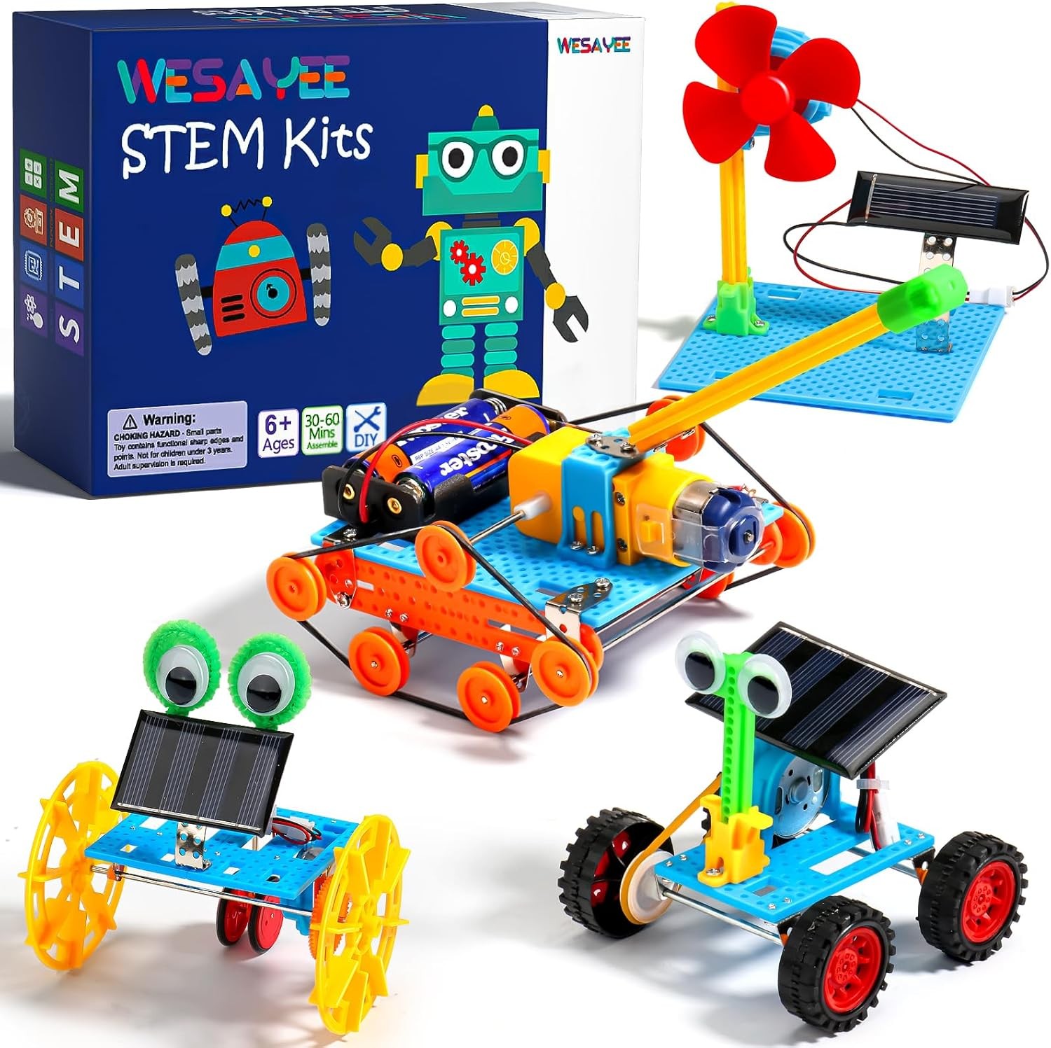 STEM Kits for Kids Crafts Ages 8-10, Solar Robot Kit STEM Building Toys for Ages