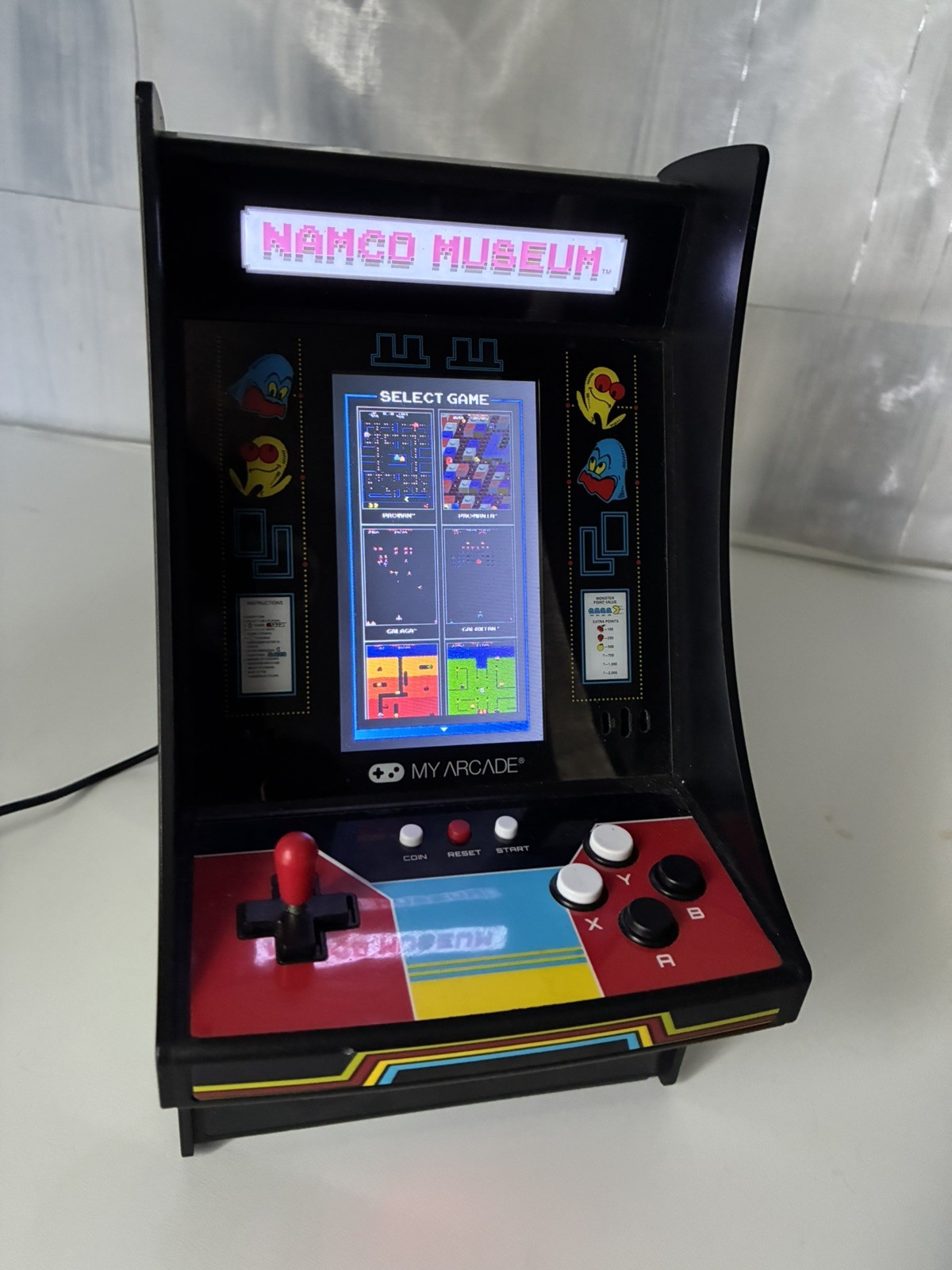 Namco Museum Mini  My Arcade Table Top Arcade Game with Multiple Games