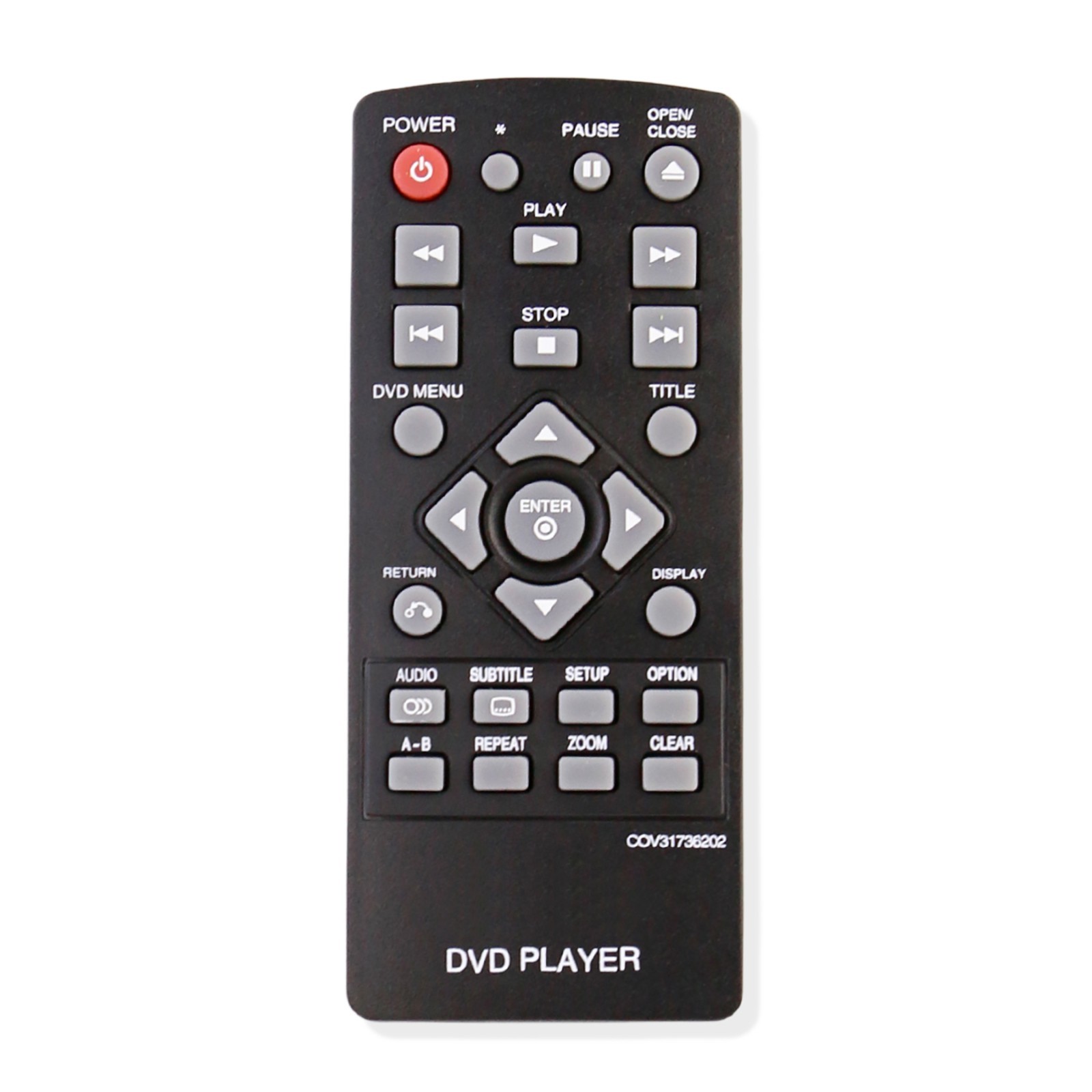 COV31736202 Replace Remote Fit for LG DVD Player DP132 DP132-H DP132NU DP132H