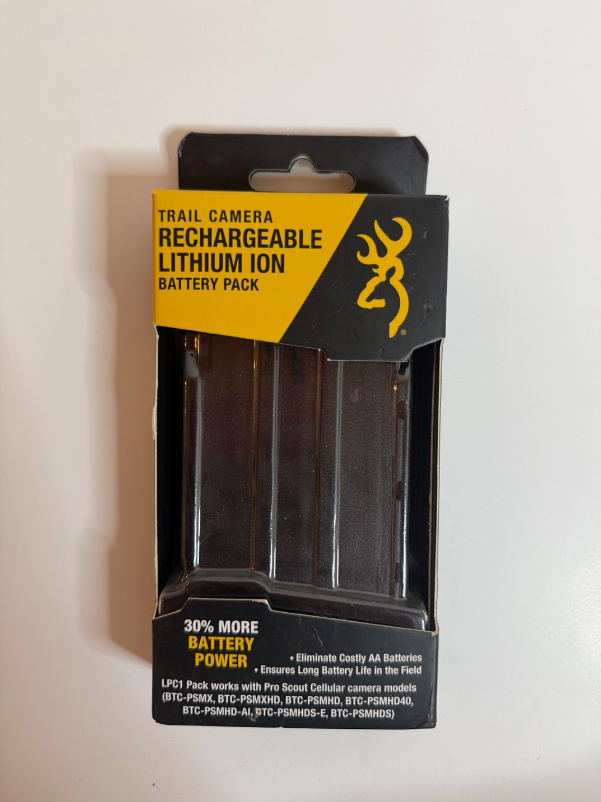 Browning Trail Camera Rechargeable Lithium Ion Battery Pack BTC - LPC1 NEW