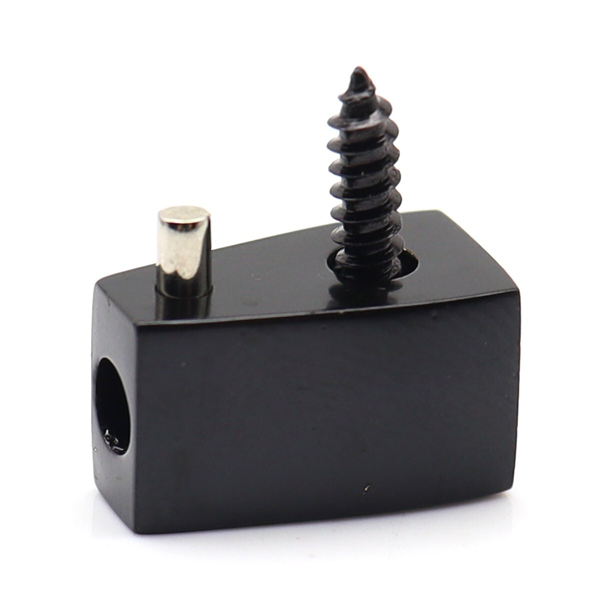 4 String Headless Individual Bridges Single String Bass Bridge and Nut Black set