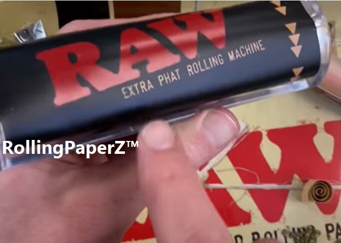 RAW Rolling Papers PHATTY ROLLER 125mm Extra PHAT Rolling Machine - RAWTHENTIC!