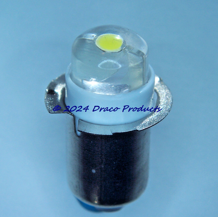 0.5W - LED Upgrade PR Bulb w-boost dc/dc (1-2) Cell Flashlight 1.5-3V Headlight