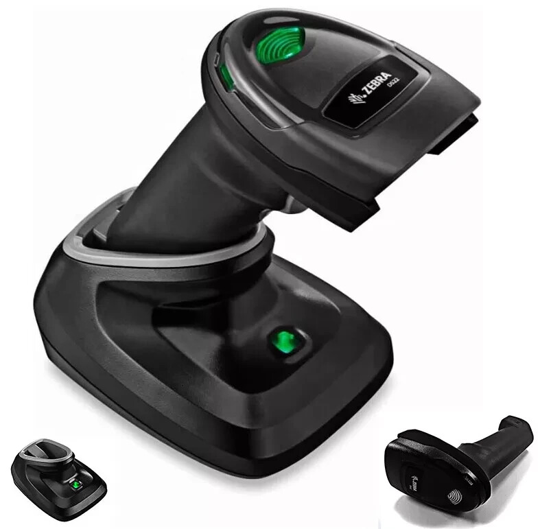Zebra DS2278 Bluetooth Barcode Scanner Cradle Kit 1D/2D Wireless, 30ft Range NEW