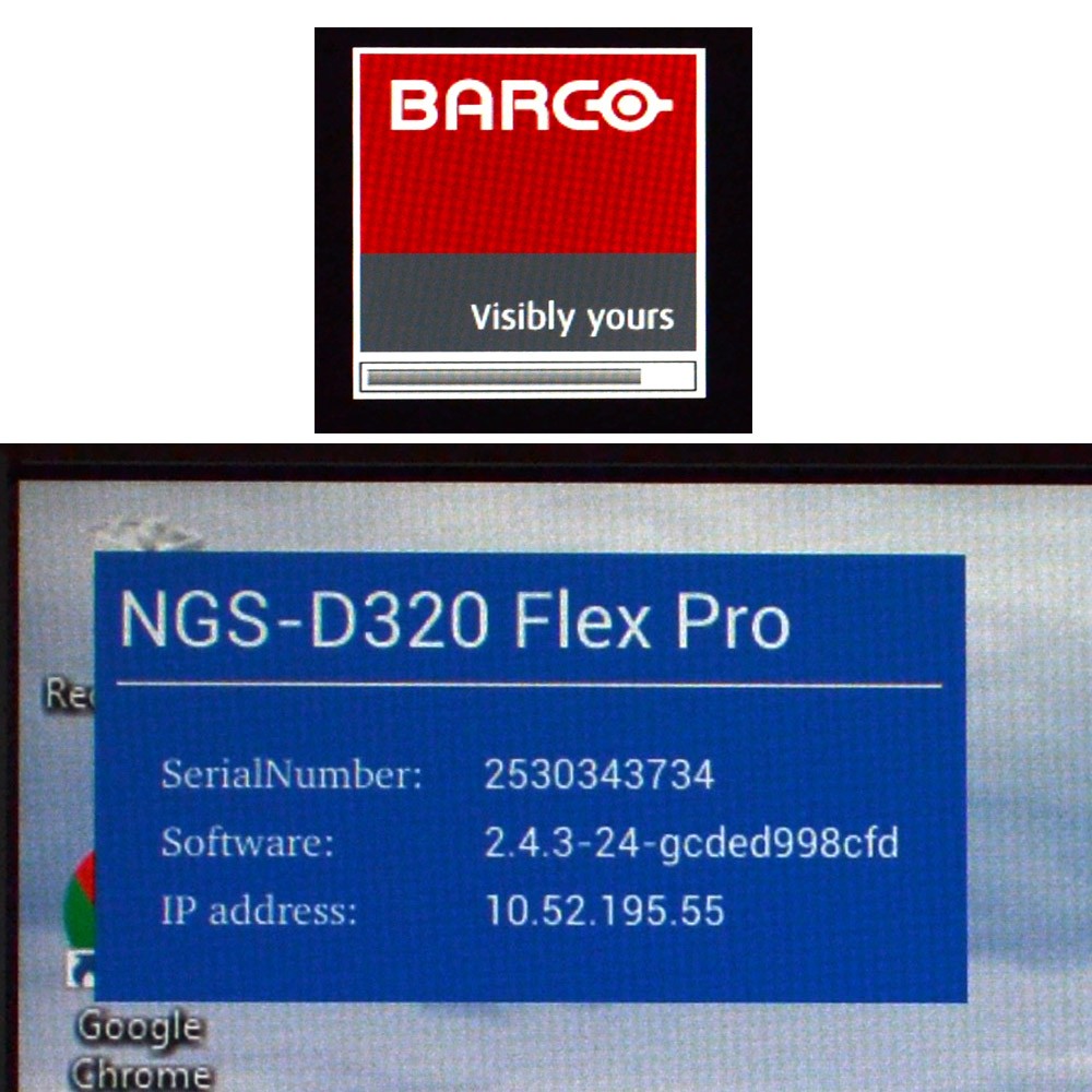Barco NGS-D320 Flex Pro 4K Dual-Channel H.264 & V2D Encoder PN: K9303104B