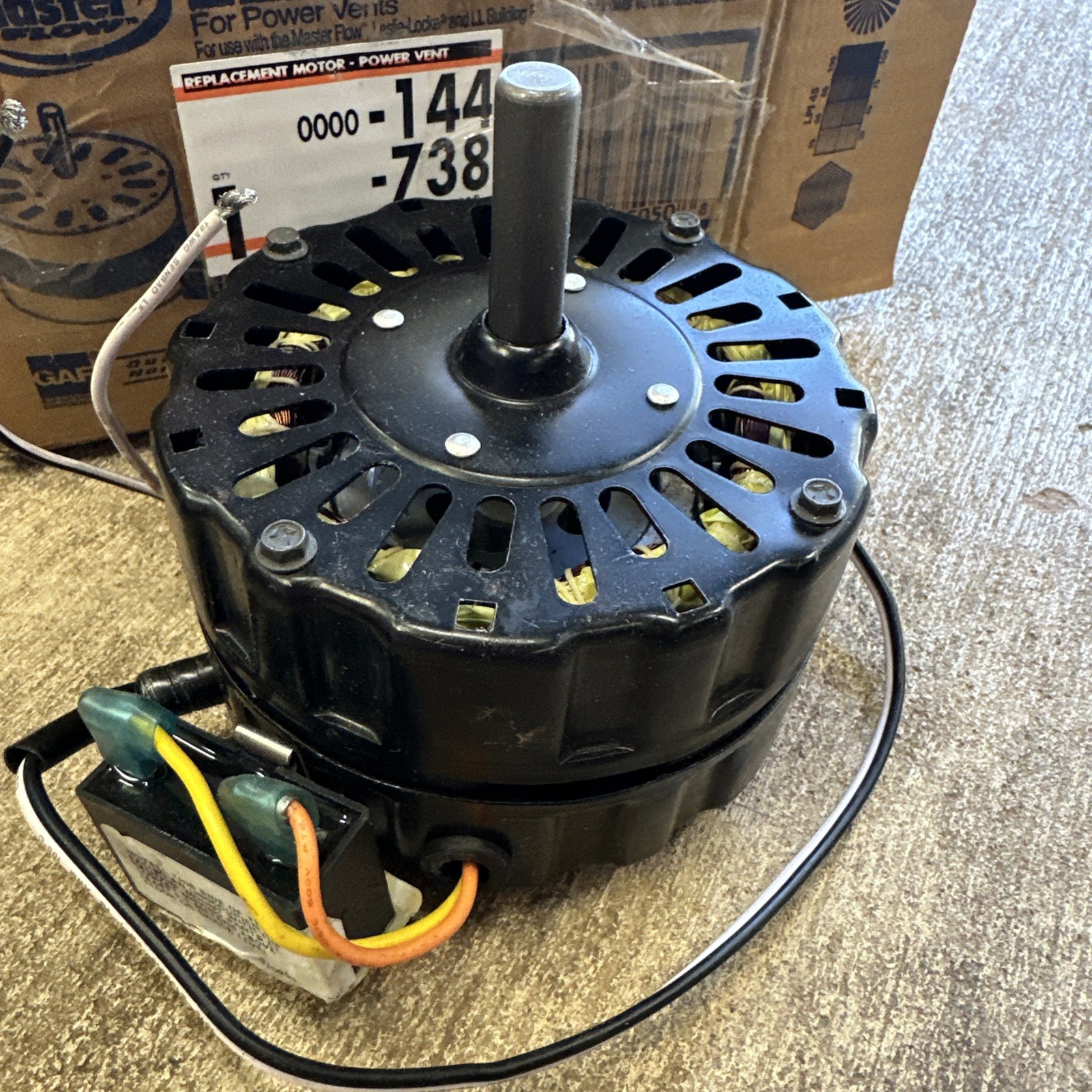MasterFlow Buildsite PVM105/110 Replacement Motor