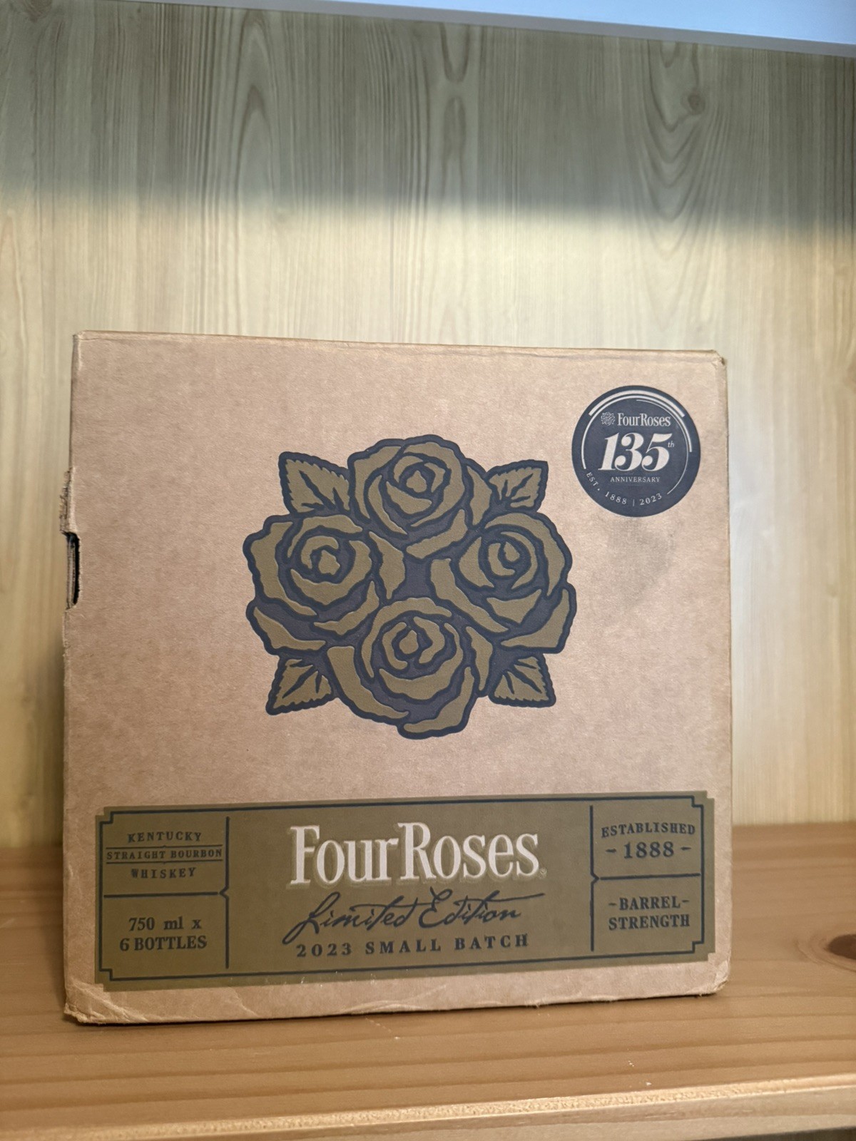 Four Roses 135th Anniversary 2023 Limited Edition EMPTY Box RARE  bourbon