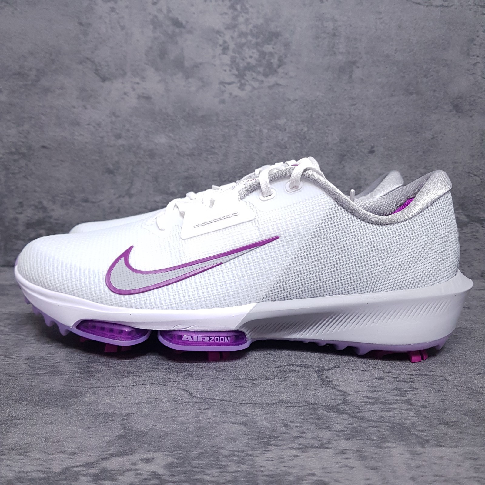 NIKE Air Zoom Infinity Tour 2 Golf Shoes Mens 14 White Purple FD0217-102 Nby
