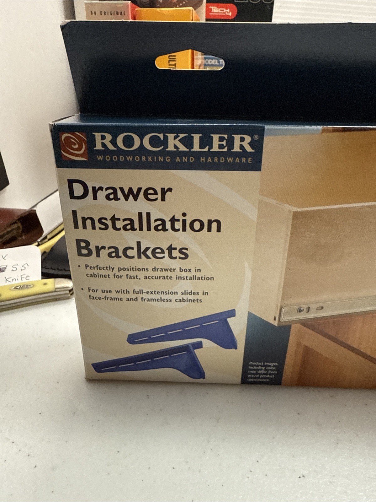 Rockler Drawer Installation Brackets Set (Left & Right)
