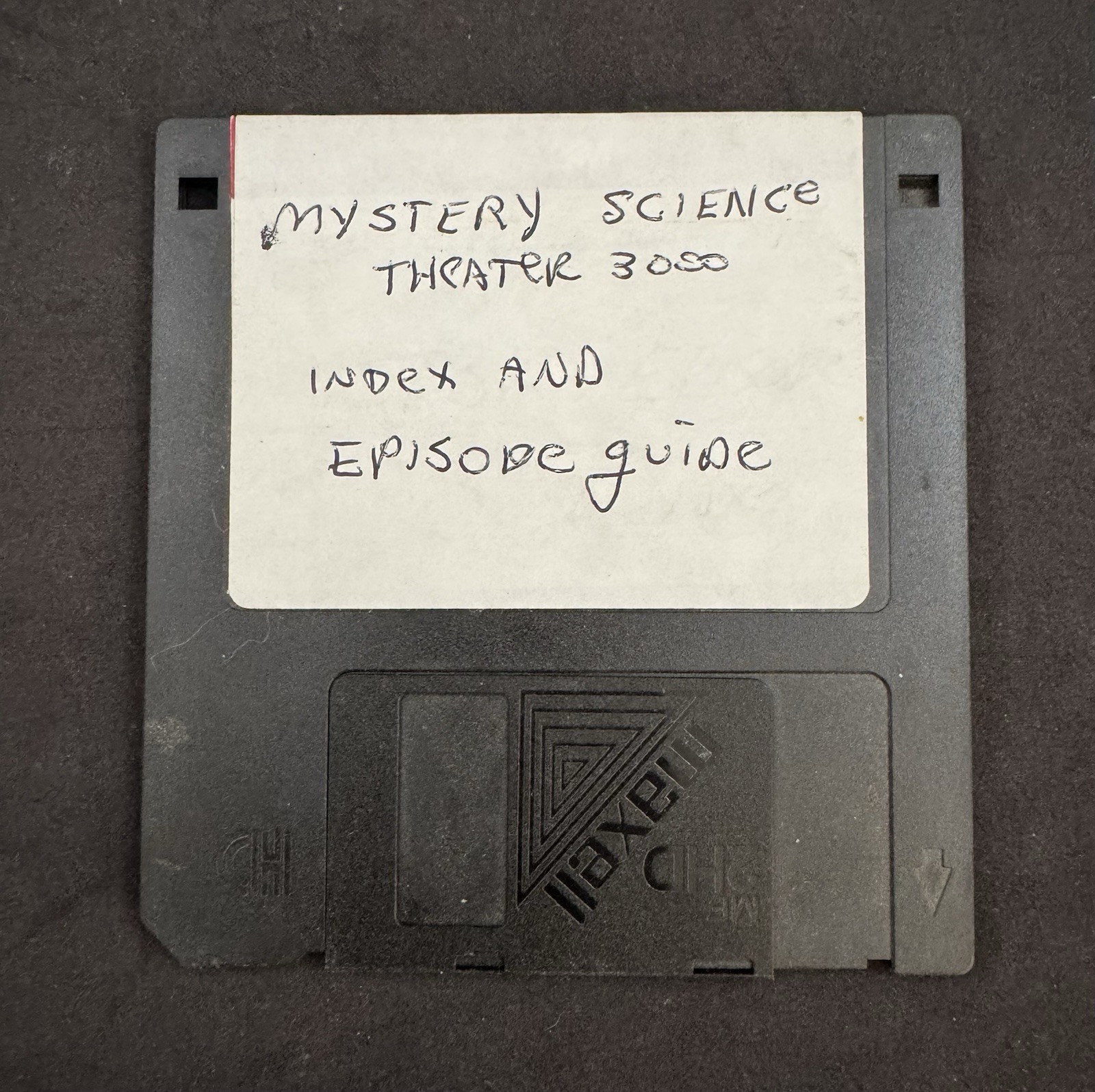 Vintage Mystery Science Theater 3000 Index & Episode Guide Floppy Disk