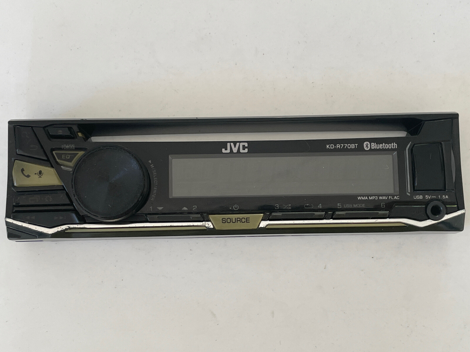 JVC KD-R770BT CAR STEREO ONLY ONLY JVC KD-R770BT FACEPLATE ONLY OEM🟠